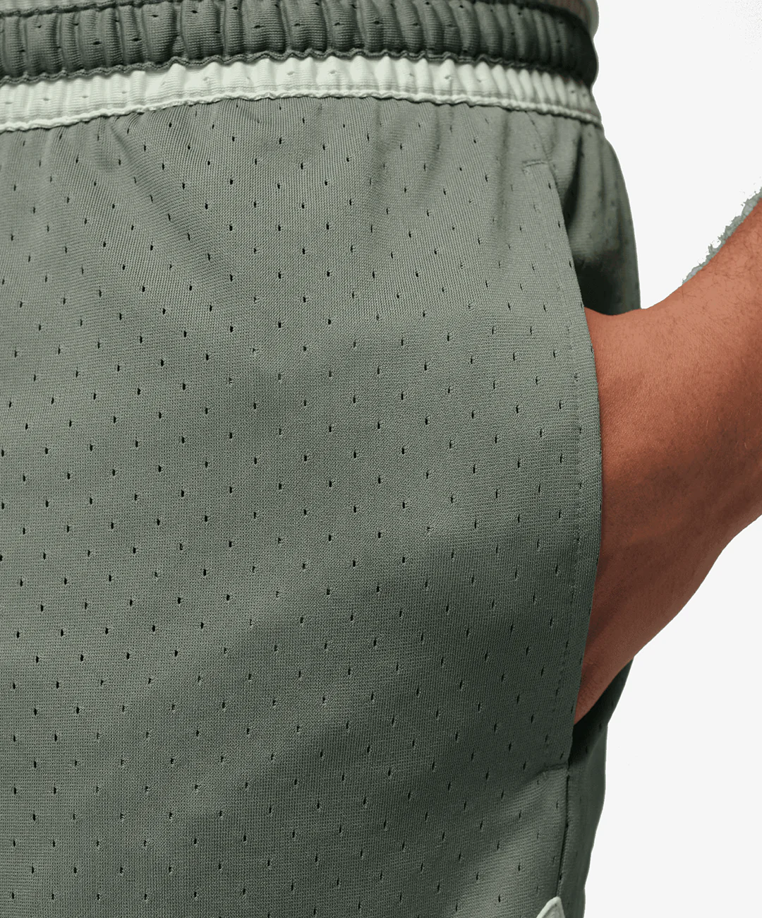 Jordan | DRI-FIT MESH DIAMOND SHORTS { VINTAGE LICHEN/JADE AURA/JADE AURA - Image 3