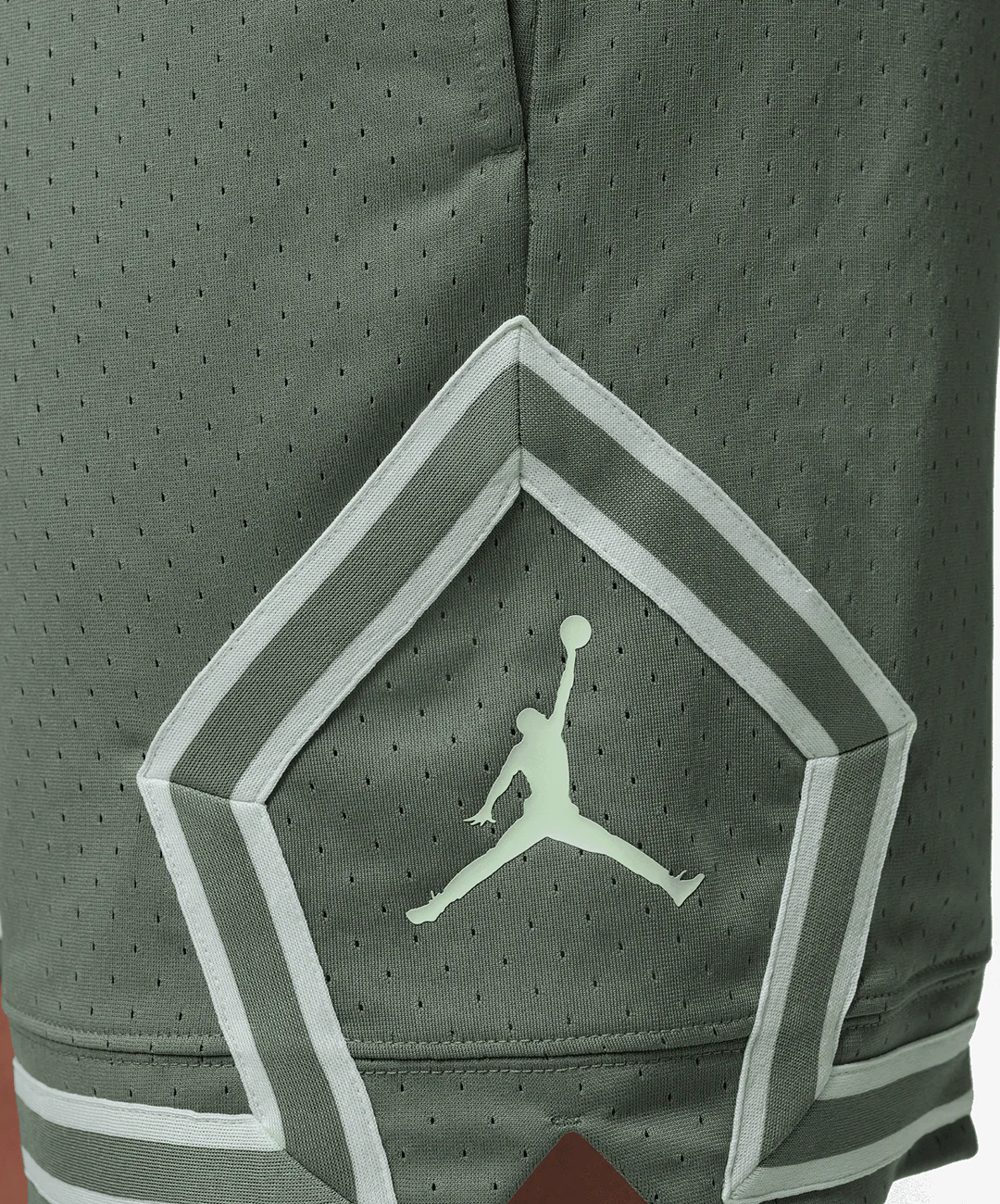 Jordan | DRI-FIT MESH DIAMOND SHORTS { VINTAGE LICHEN/JADE AURA/JADE AURA - Image 4