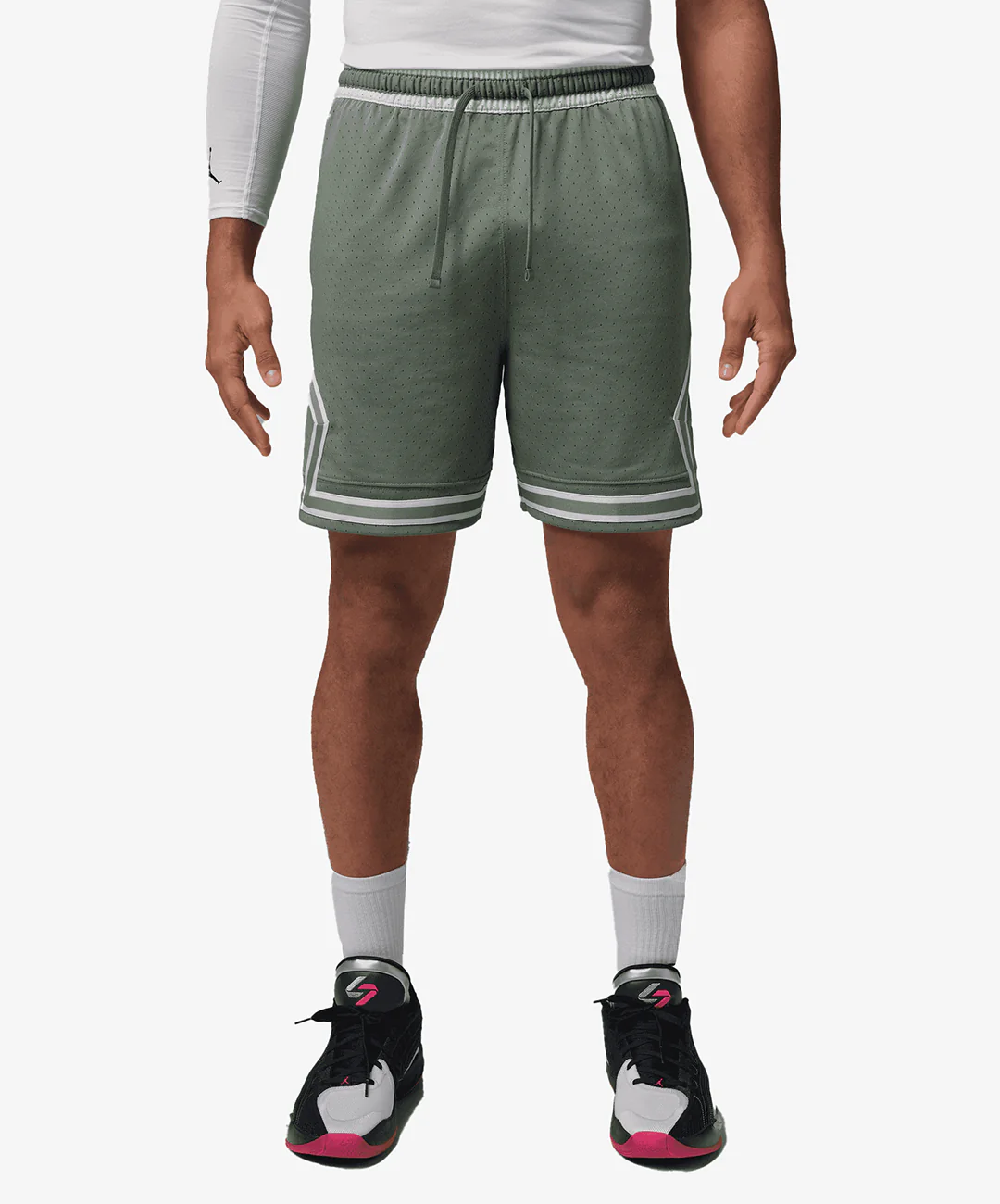 Jordan | DRI-FIT MESH DIAMOND SHORTS { VINTAGE LICHEN/JADE AURA/JADE AURA - Image 5