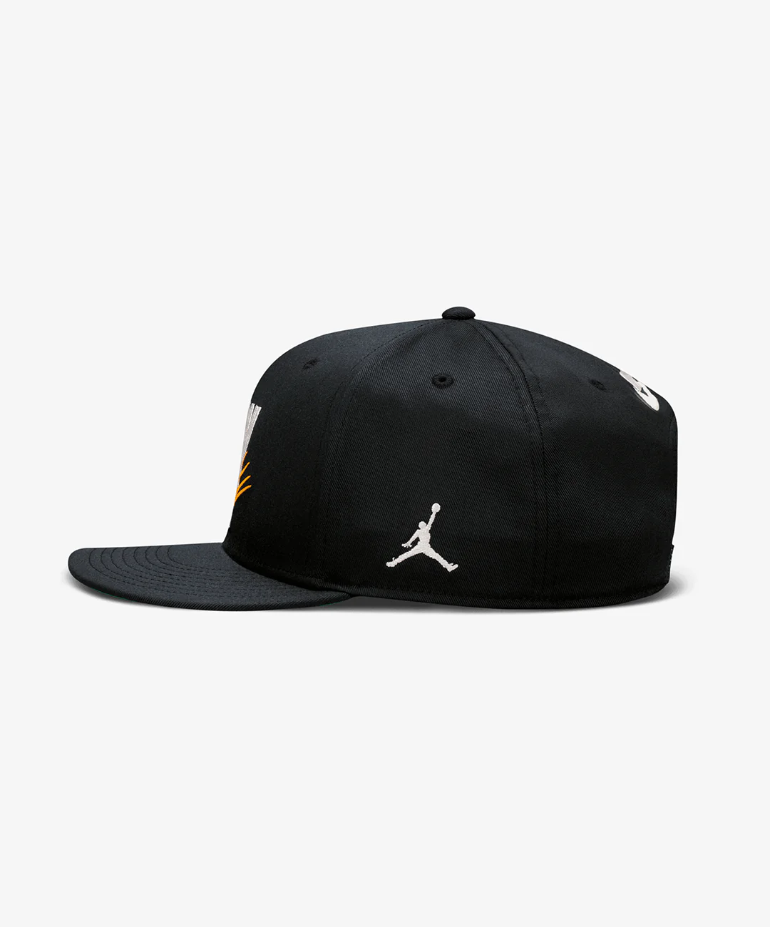 Jordan | ESSENTIALS PRO STRUCTURED FLAT BILL HAT { BLACK/KELLY GREEN/SAIL - Image 4