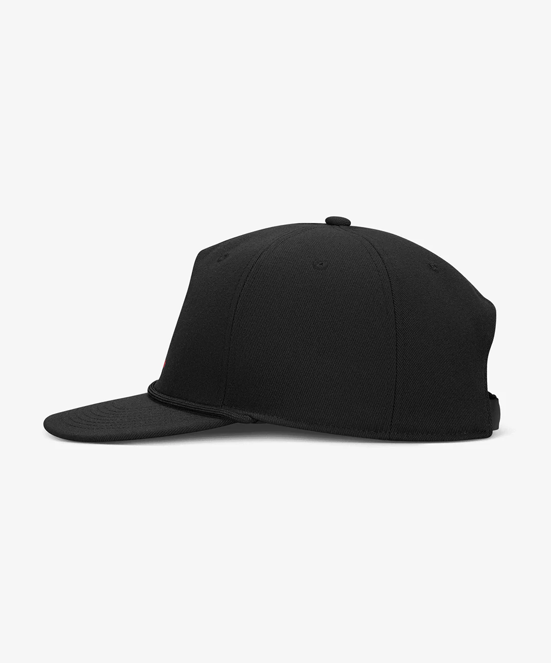 Jordan | FIGHT CLUB PRO UNSTRUCTURED FLAT BILL HAT { BLACK/BLACK - Image 4