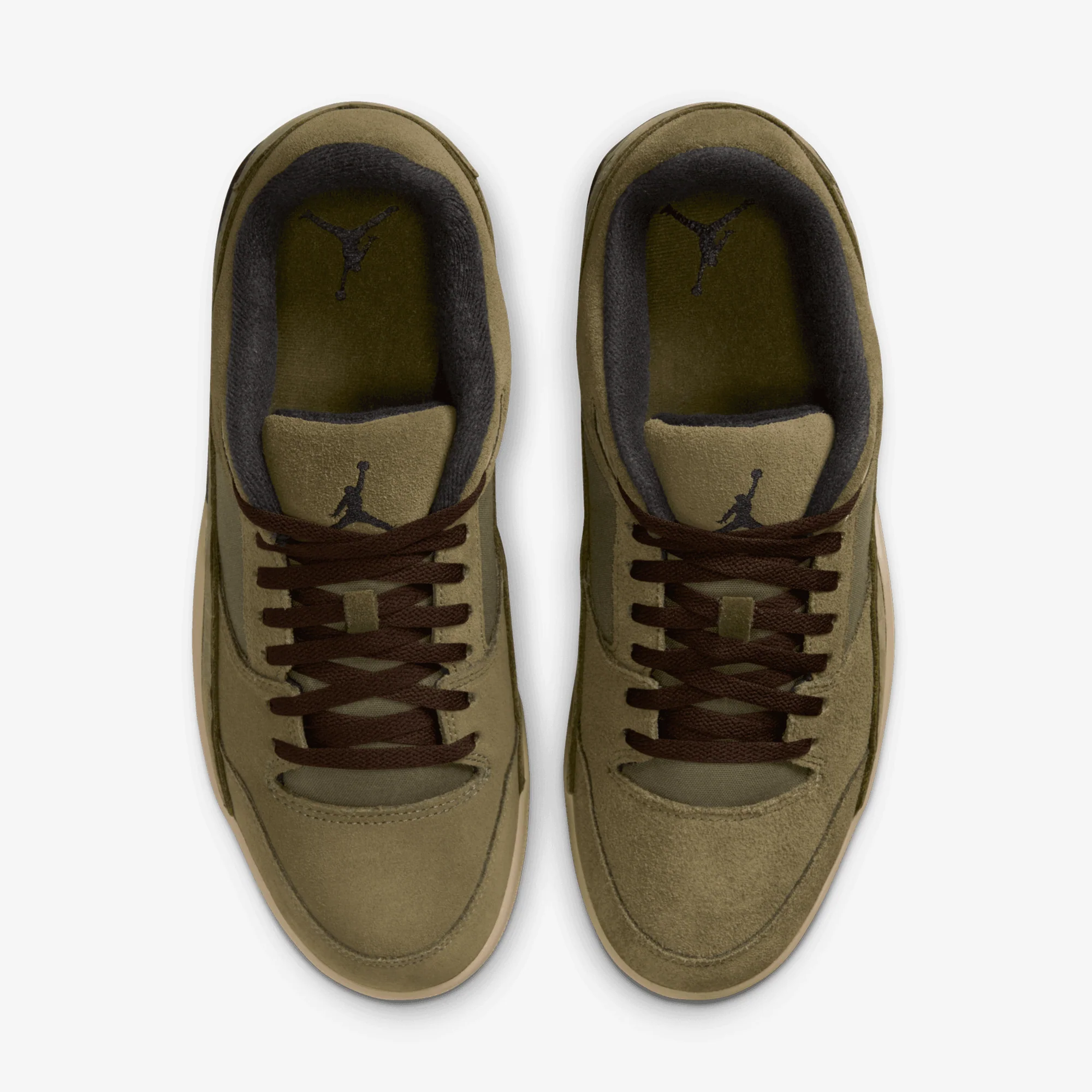 Jordan | FLIGHT COURT { MEDIUM OLIVE/BLACK-KHAKI-BAROQUE BROWN - Image 2