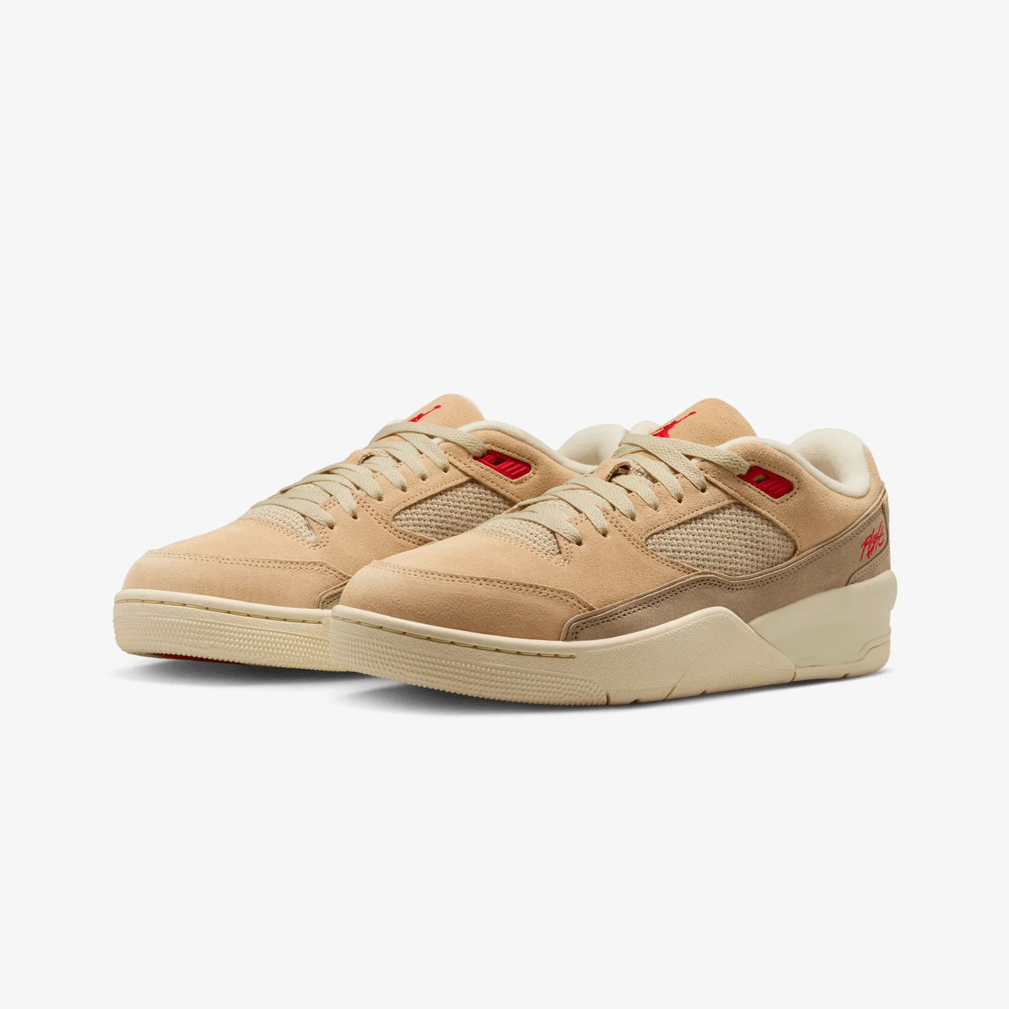Jordan | FLIGHT COURT { MUSHROOM/FIRE RED-DESERT CAMO-FOSSIL - Image 3