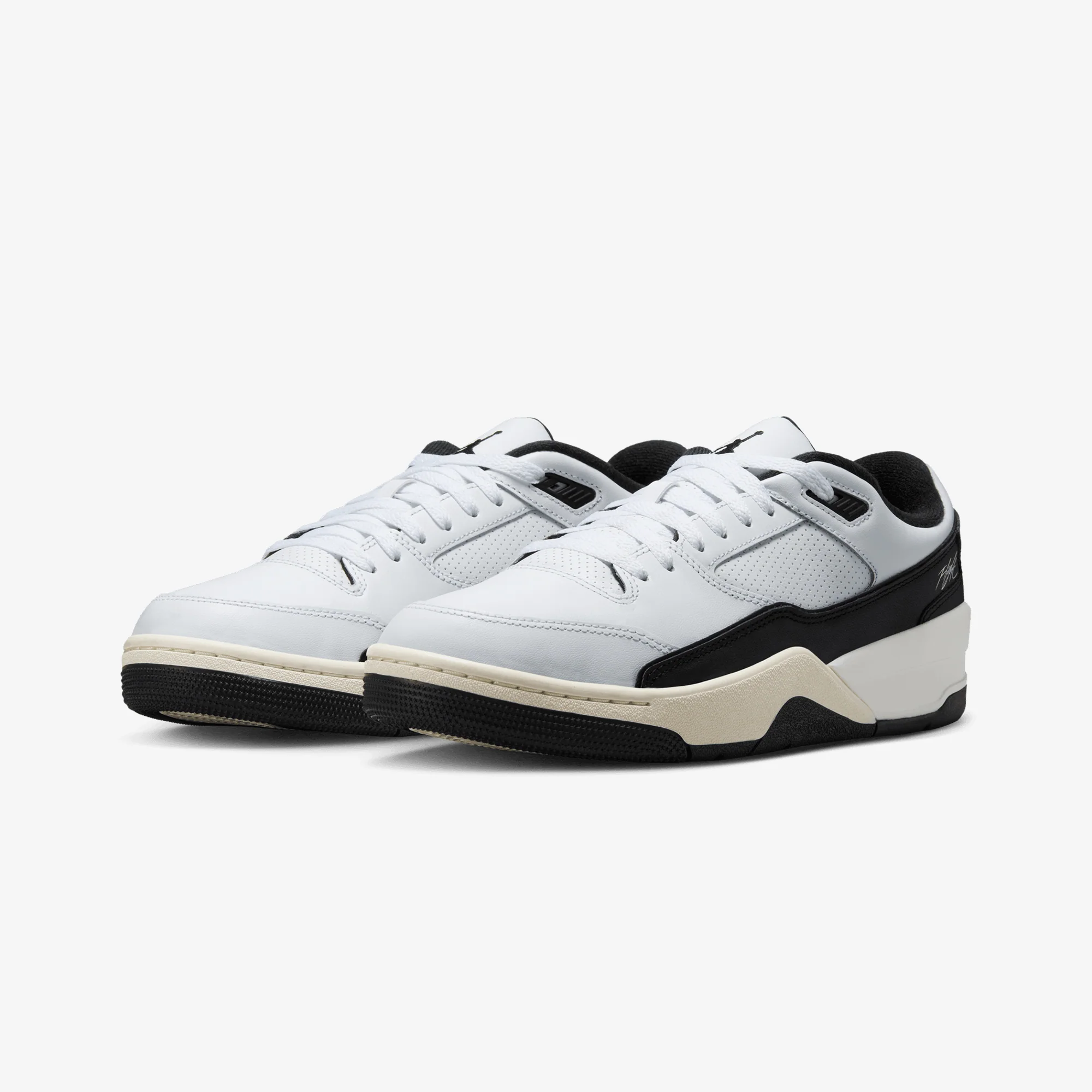 Jordan | FLIGHT COURT { WHITE/BLACK-SAIL - Image 3