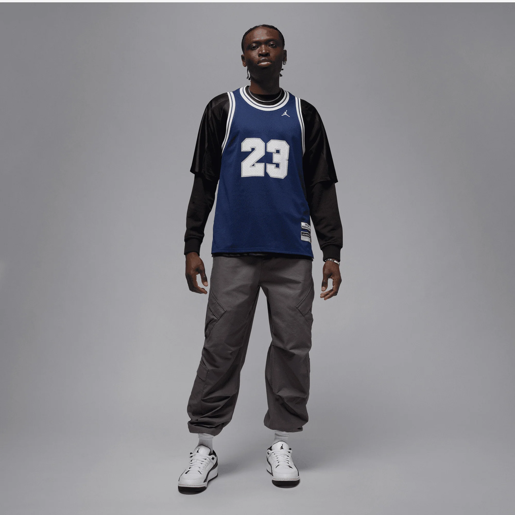 Jordan | FLIGHT COURT { WHITE/BLACK-SAIL - Image 8