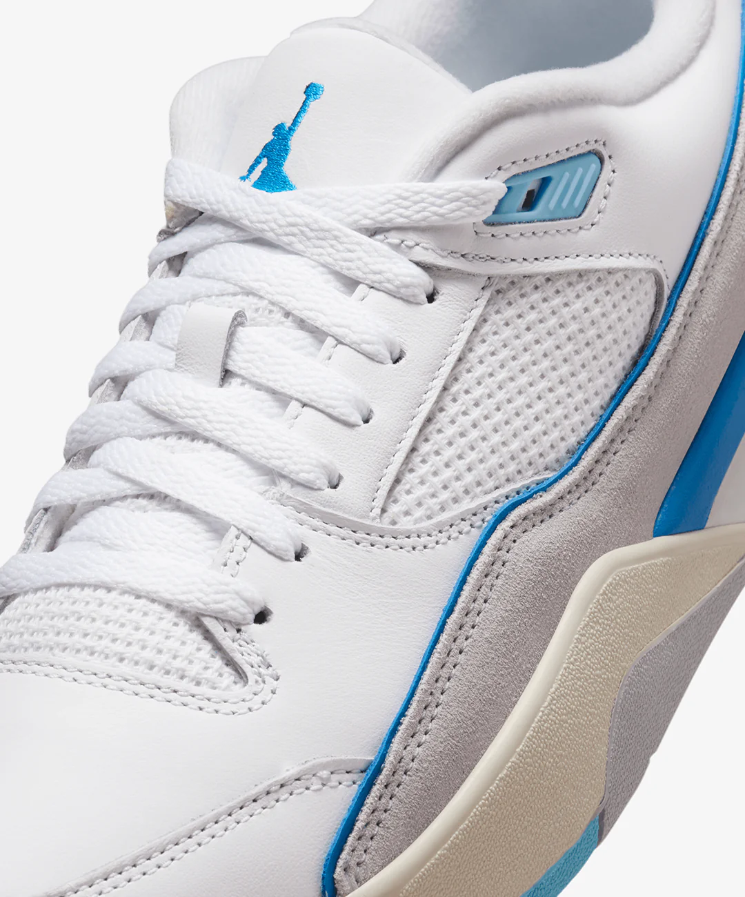 Jordan | FLIGHT COURT { WHITE/PHOTO BLUE-PURE PLATINUM-SAIL - Image 5