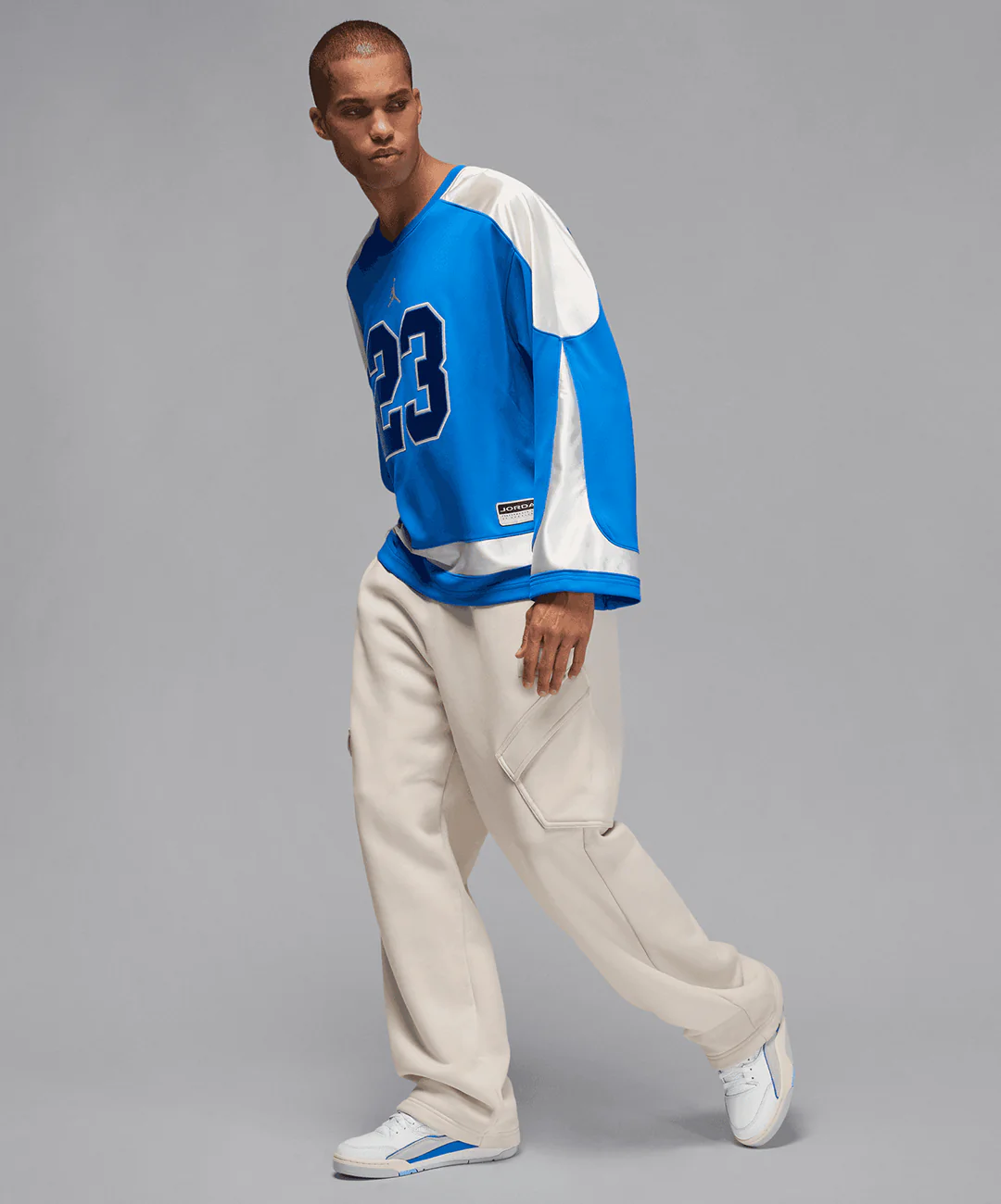 Jordan | FLIGHT COURT { WHITE/PHOTO BLUE-PURE PLATINUM-SAIL - Image 7