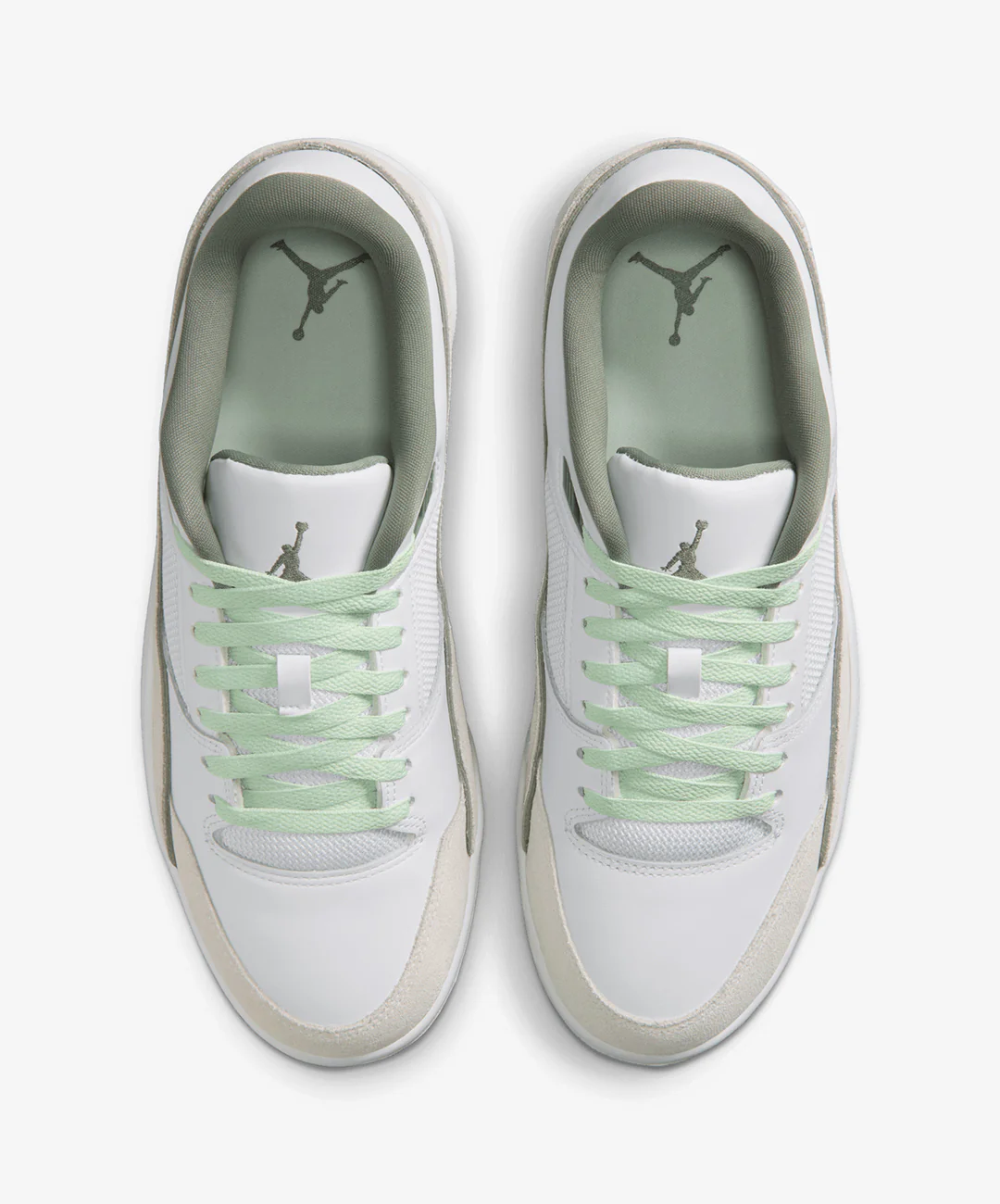 Jordan | FLIGHT COURT { WHITE/VINTAGE LICHEN-SWAN-JADE STONE - Image 2