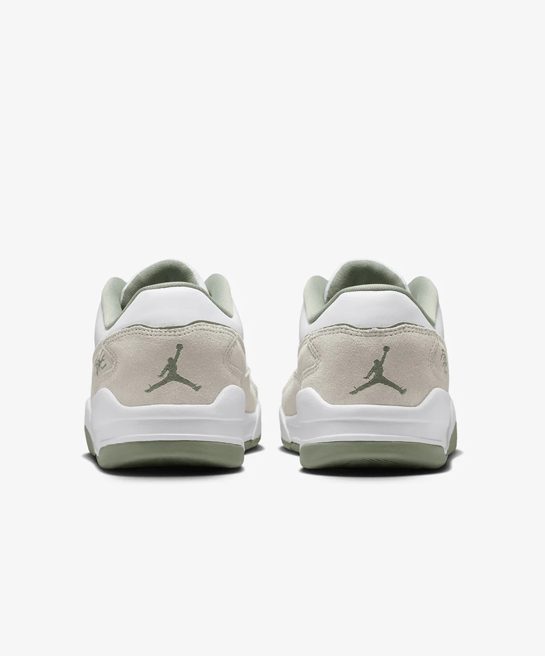 Jordan | FLIGHT COURT { WHITE/VINTAGE LICHEN-SWAN-JADE STONE - Image 4