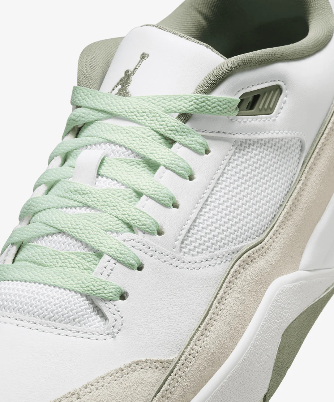 Jordan | FLIGHT COURT { WHITE/VINTAGE LICHEN-SWAN-JADE STONE - Image 5