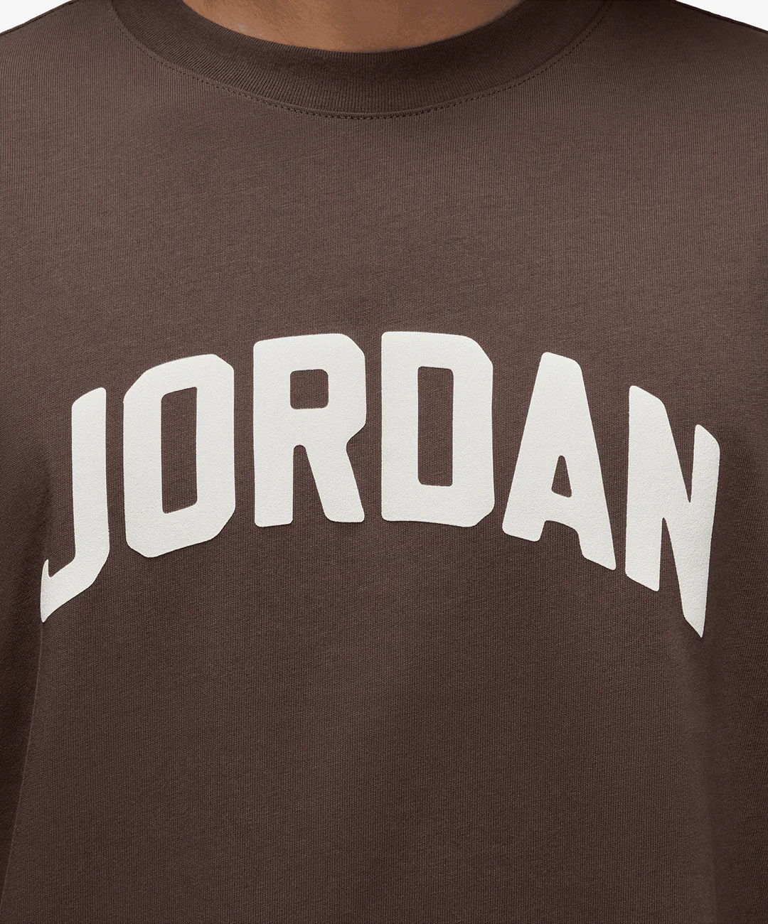 JORDAN | FLIGHT ESSENTIALS T-SHIRT { BROWN/BROWN - Image 4