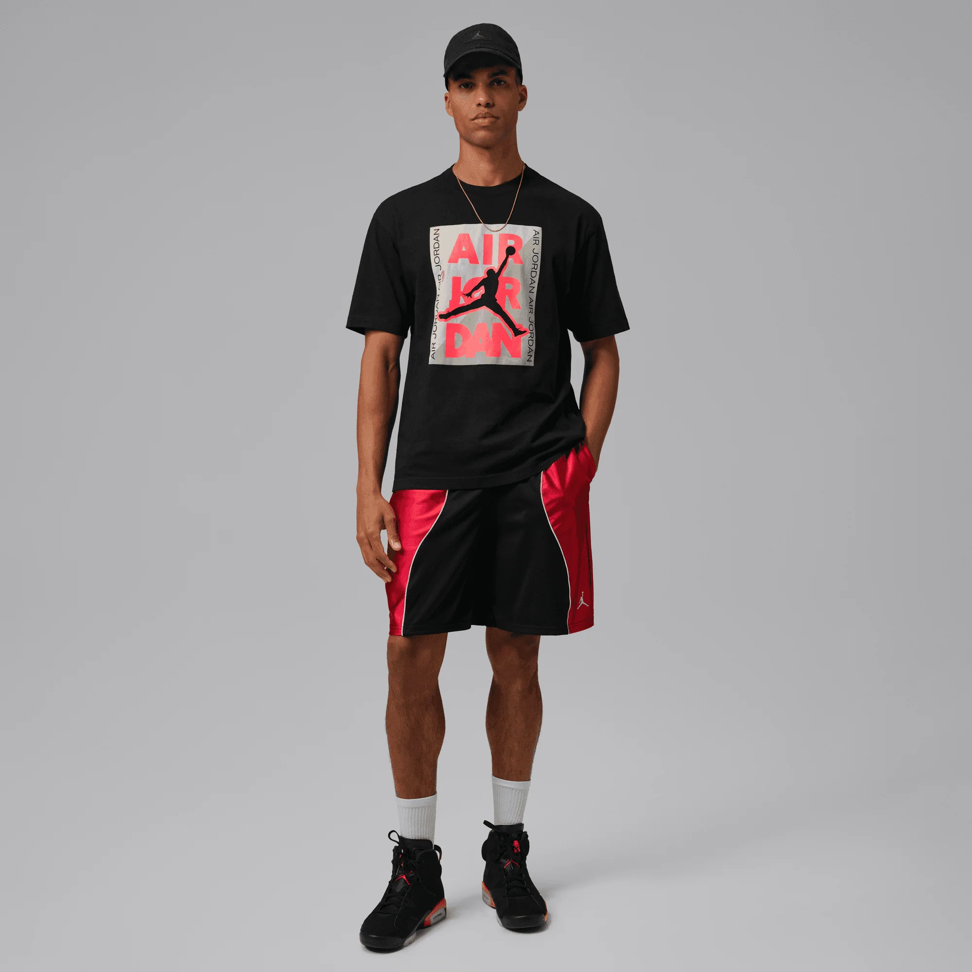 JORDAN | GRAPHIC T-SHIRT { BLACK - Image 5