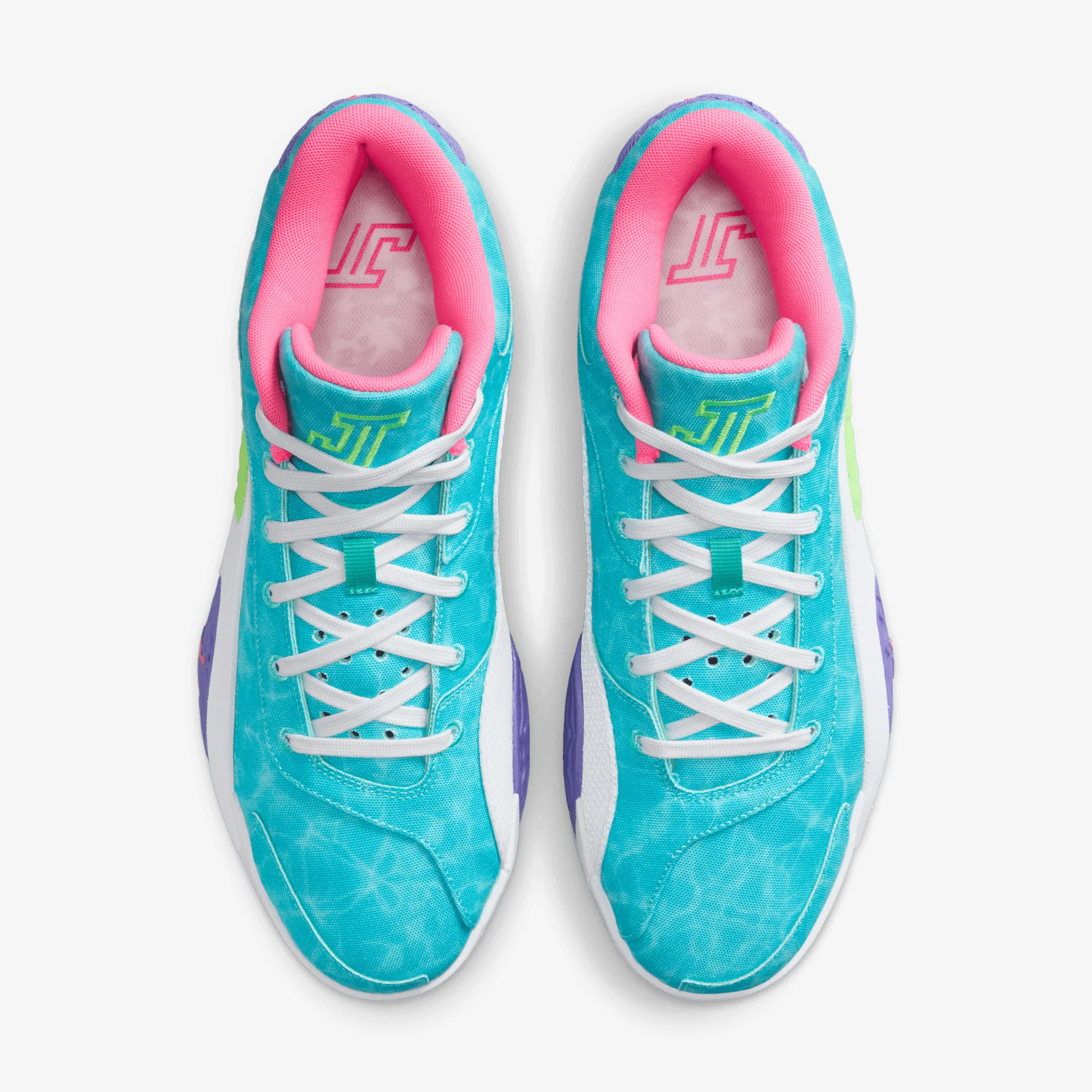 JORDAN | JASON TATUM 2PF { HYPER JADE/GREEN STRIKE-WHITE-HYPER PINK - Image 2