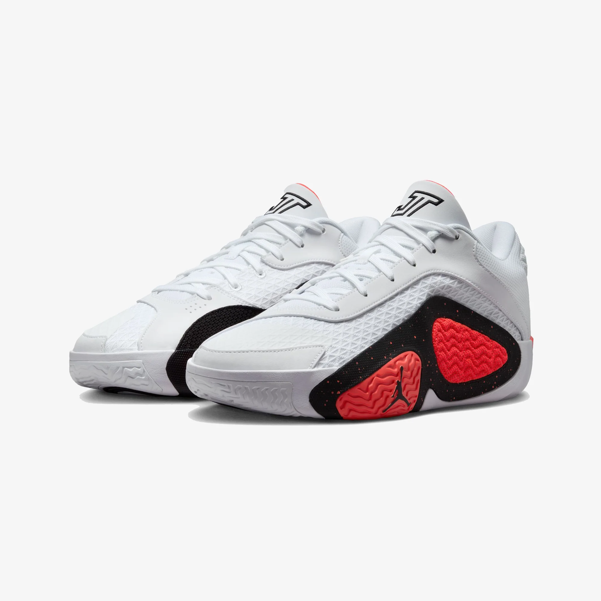 JORDAN | JASON TATUM 2PF { WHITE/BLACK-BRIGHT CRIMSON - Image 3