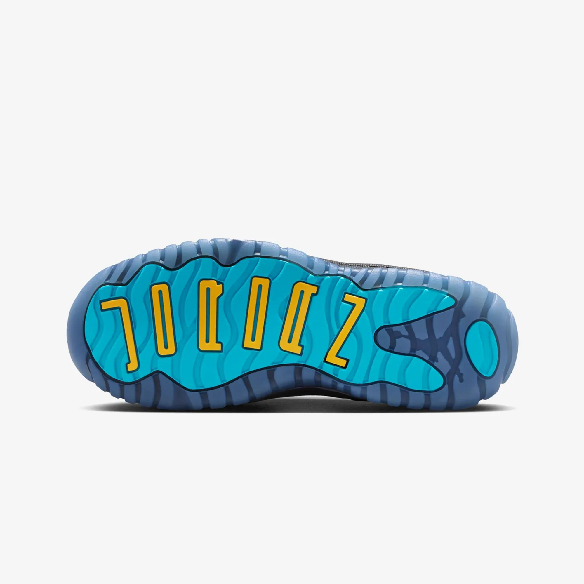 JORDAN | JORDAN 11 RETRO "GAMMA" PRE SCHOOL KIDS { BLACK/GAMMA BLUE-BLACK-VARSITY MAIZE - Image 4
