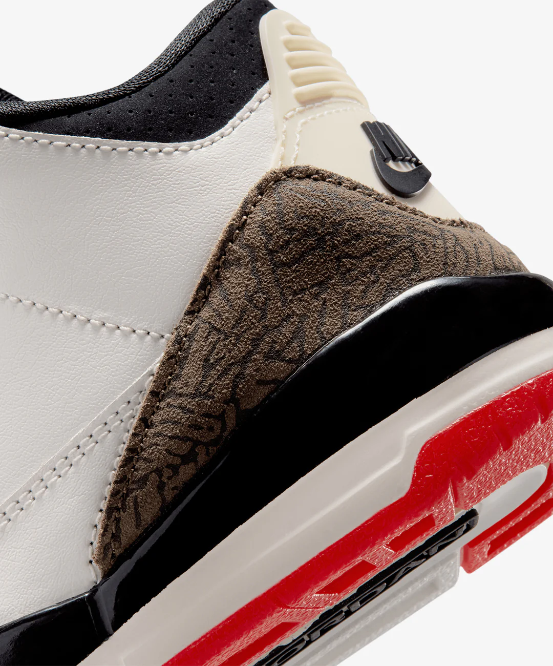 JORDAN | JORDAN 3 "WORLD'S BEST" (PS) { SAIL/BLACK-UNIVERSITY RED-PALE IVORY - Image 6
