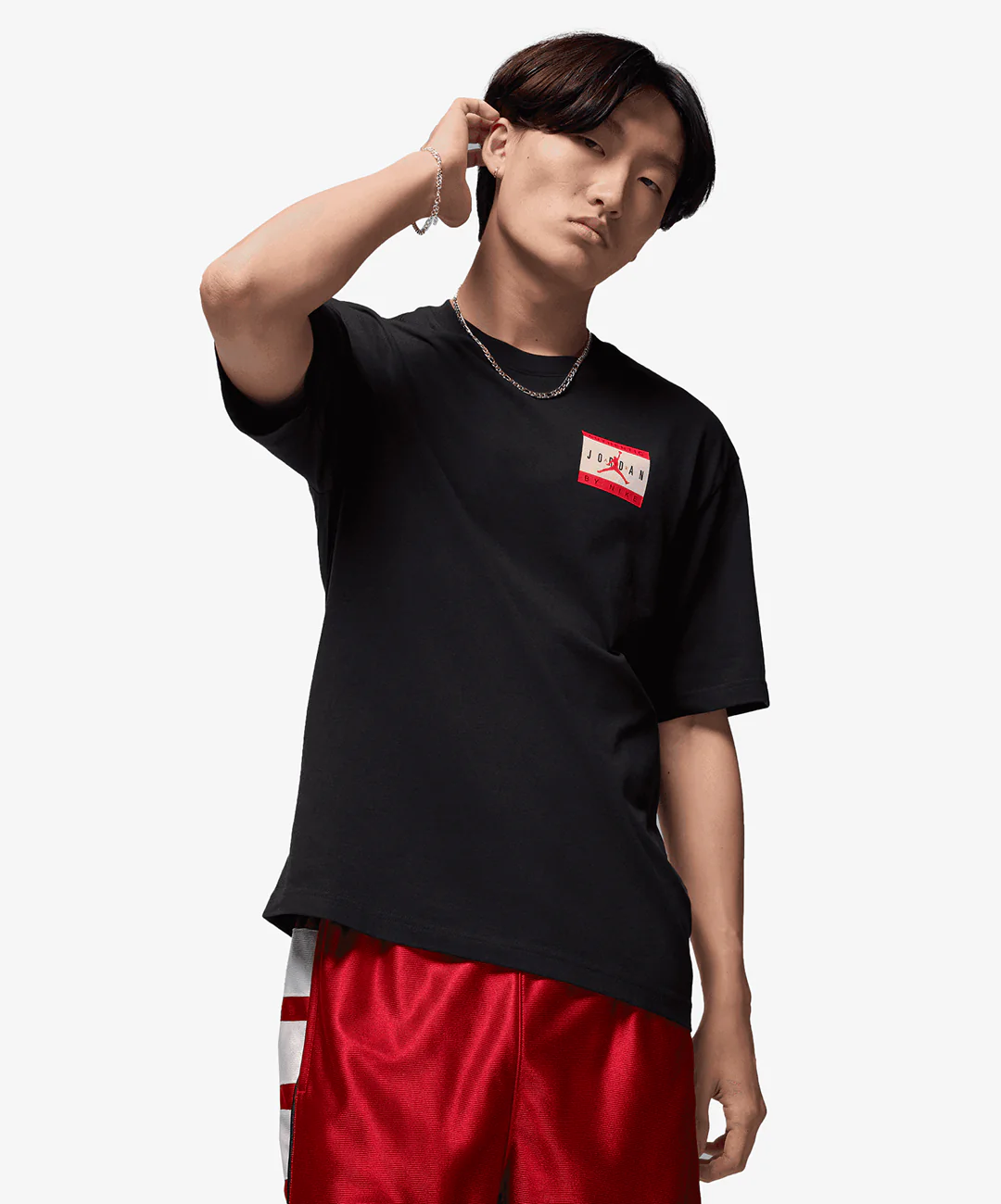 JORDAN | JORDAN BRAND { BLACK/UNIVERSITY RED - Image 2