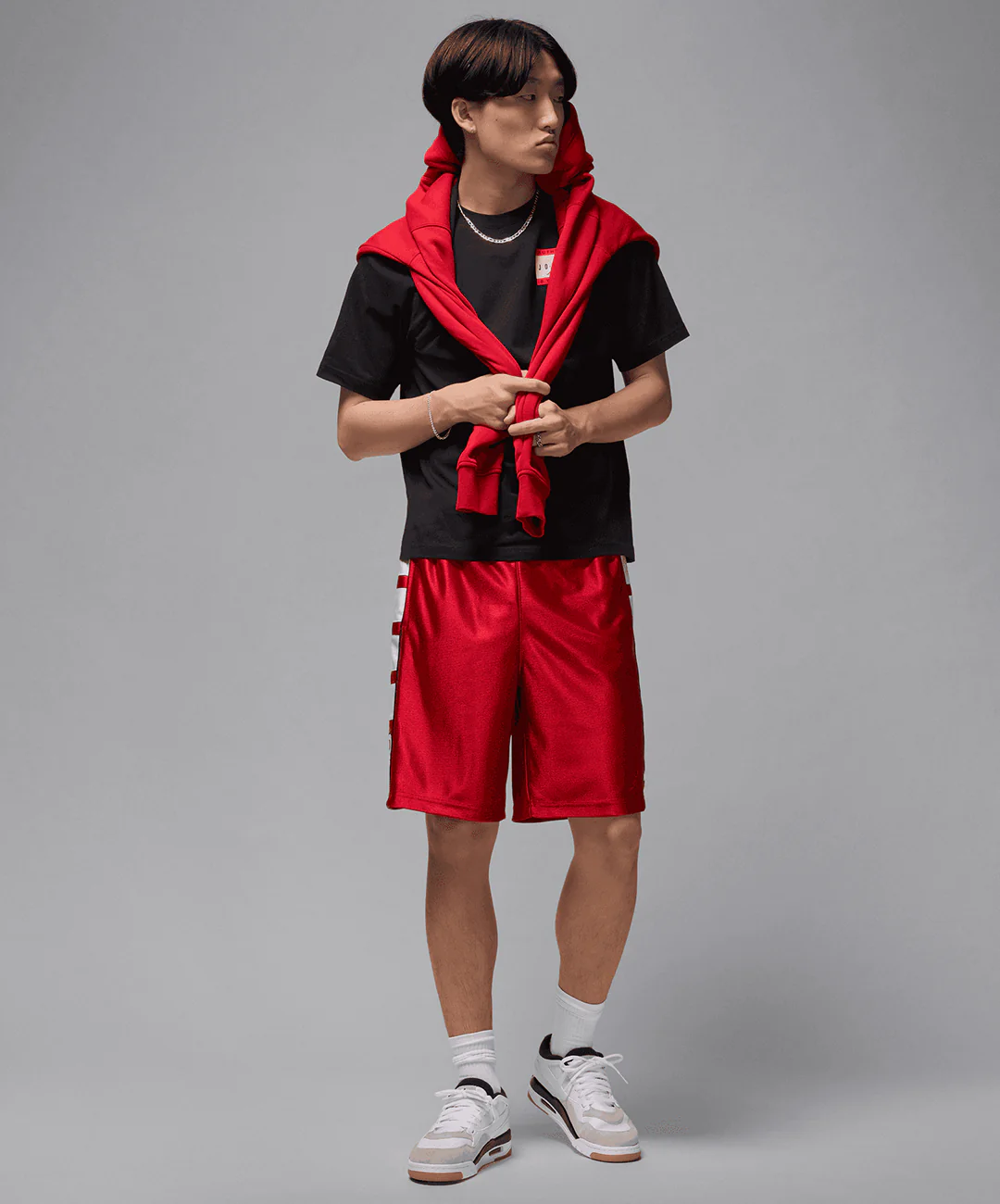 JORDAN | JORDAN BRAND { BLACK/UNIVERSITY RED - Image 5