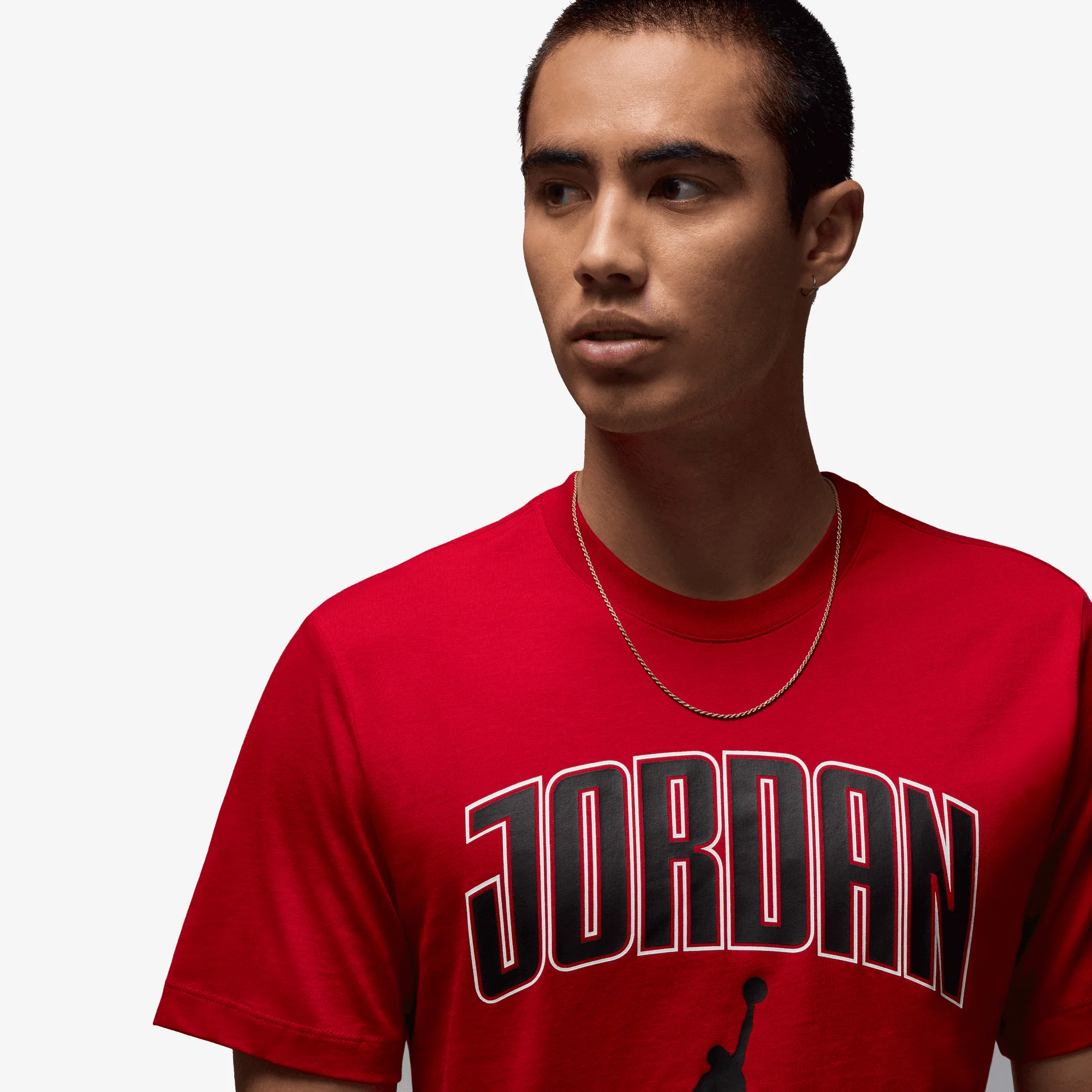 Jordan | JORDAN T-SHIRT { GYM RED/BLACK/BLACK - Image 3