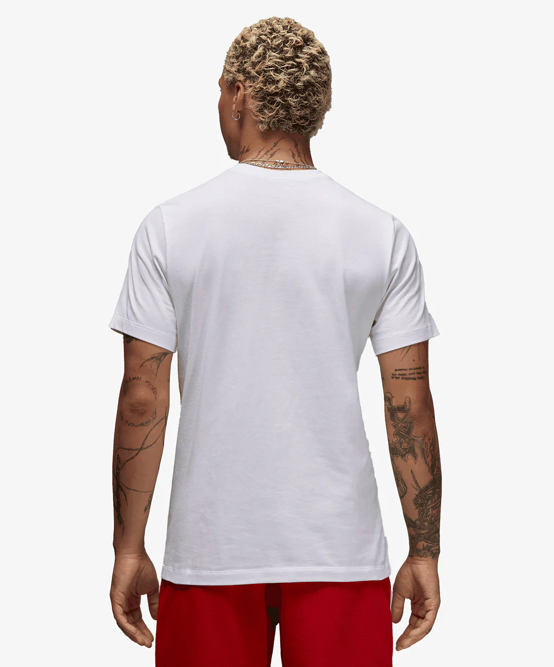 JORDAN | JORDAN T-SHIRT { WHITE/GYM RED/GYM RED - Image 2