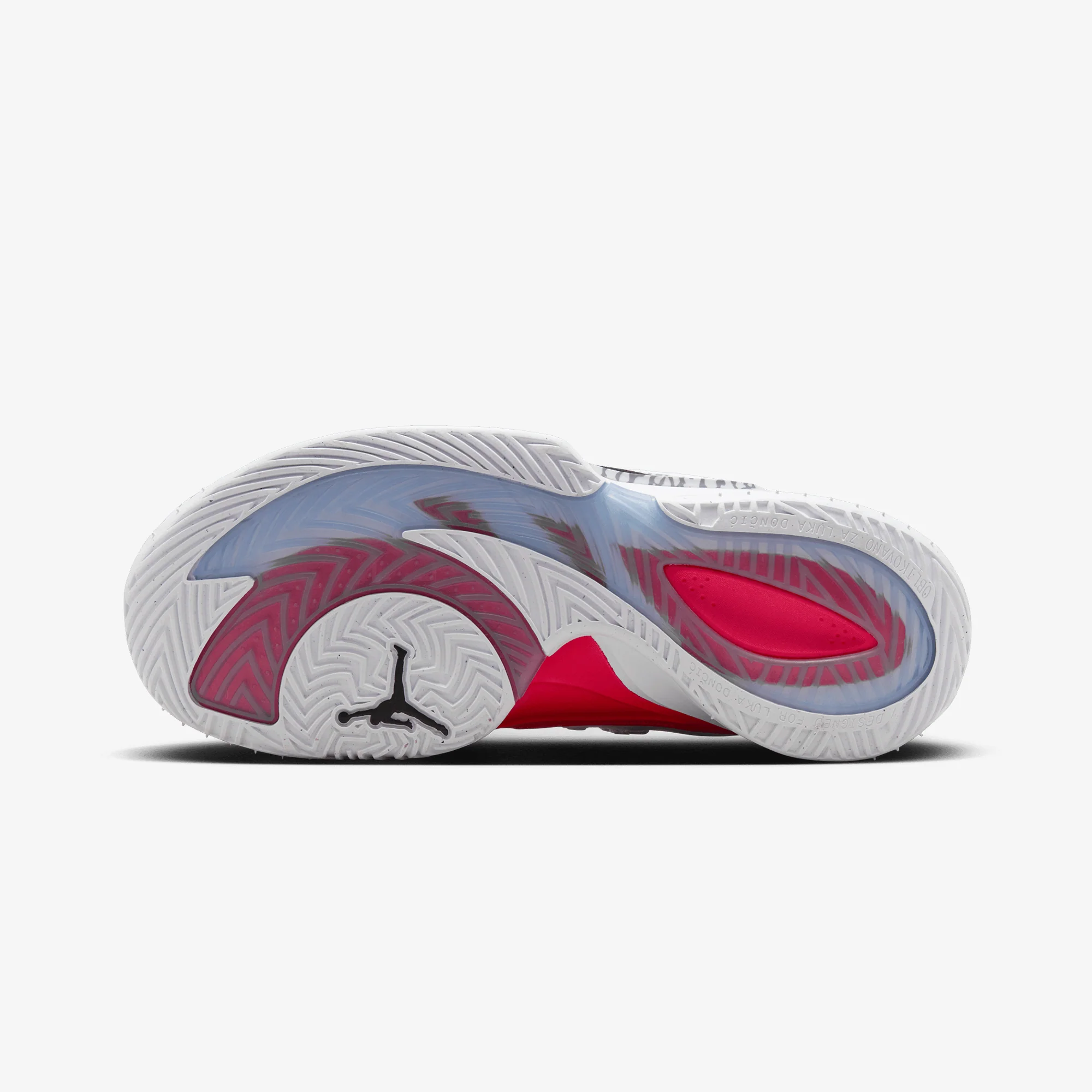 JORDAN | LUKA 3 PF "MOTORSPORT" { WHITE/METALLIC GOLD-BLACK-RED ORBIT - Image 7