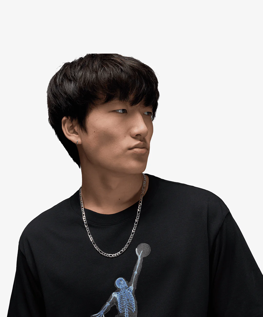 JORDAN | M J NC XRAY JM SS CREW { BLACK/BLUE - Image 3