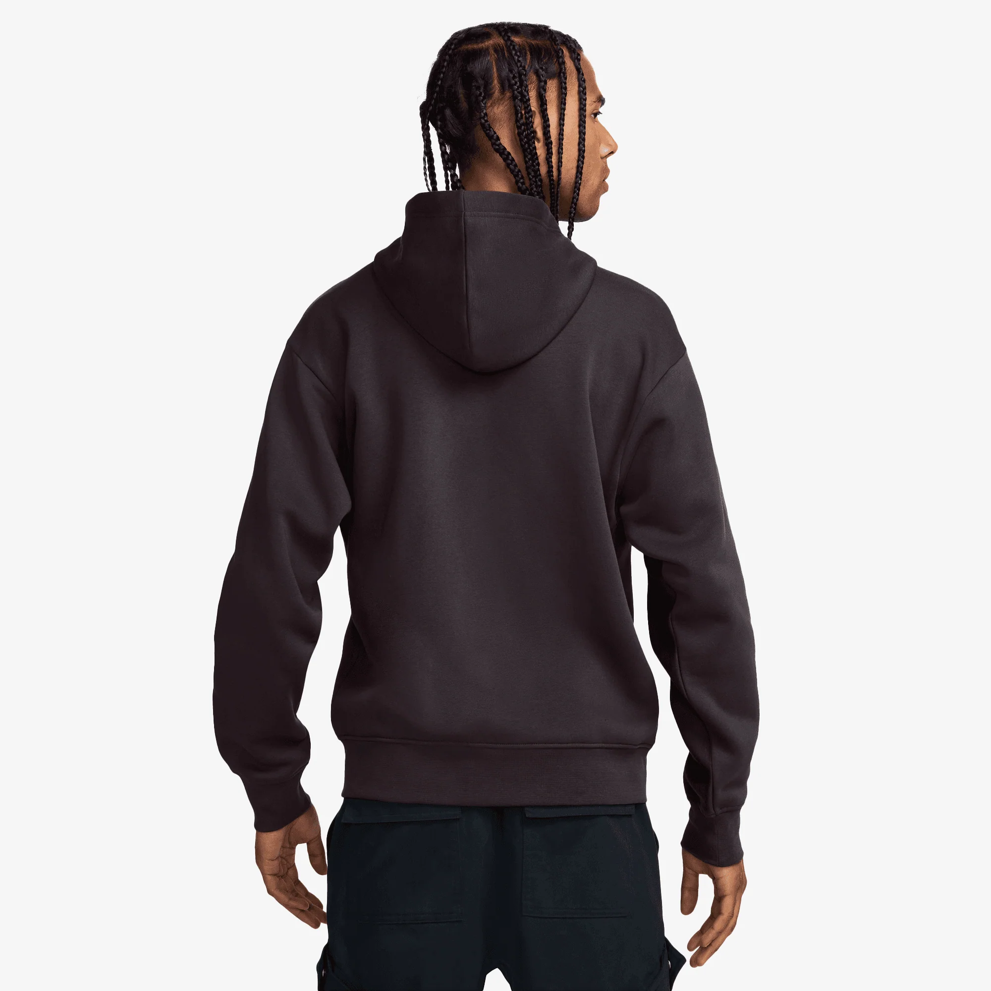 JORDAN | MVP FULL ZIP FLEECE HOODIE { OFF NOIR/SAIL/SAIL - Image 3