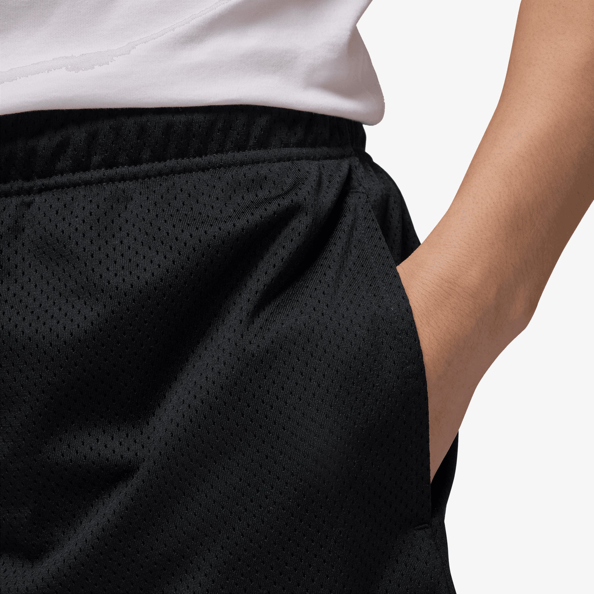 JORDAN | MVP MESH SHORTS { BLACK/SAIL/SAIL - Image 4