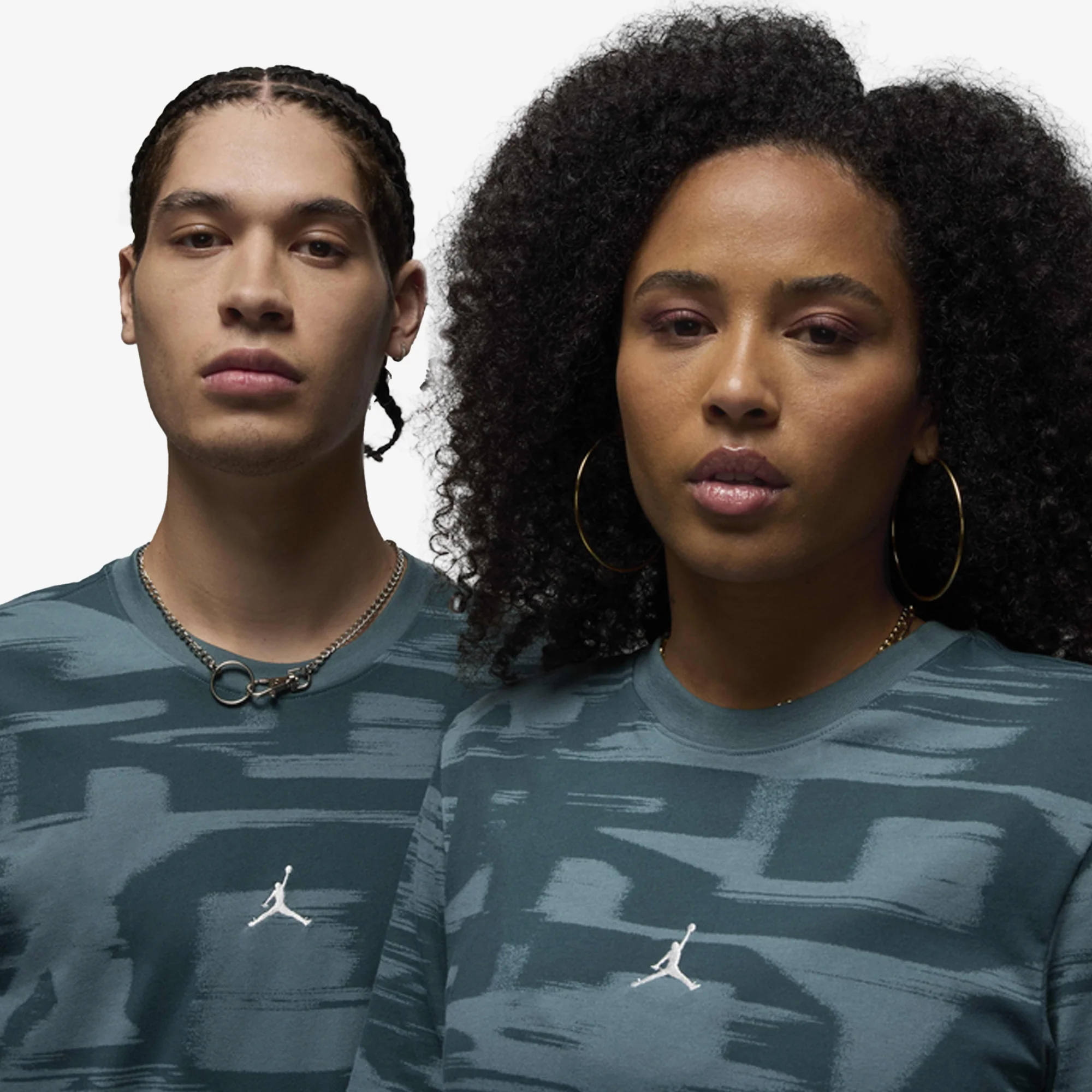 JORDAN | MVP PRINTED T-SHIRT { MINERAL SLATE/SAIL - Image 3