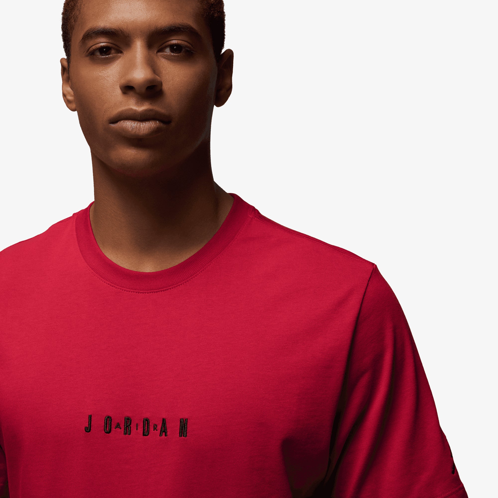 JORDAN | MVP T-SHIRT { GYM RED/BLACK/BLACK - Image 3