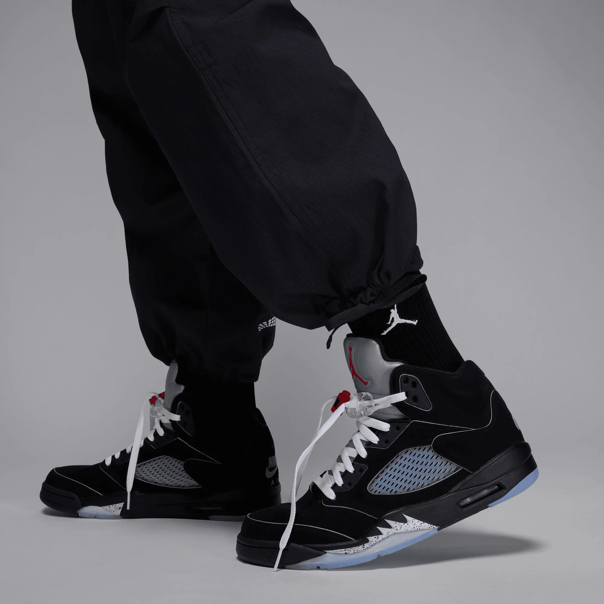 JORDAN | MVP WOVEN PANTS { BLACK/SAIL/SAIL - Image 6