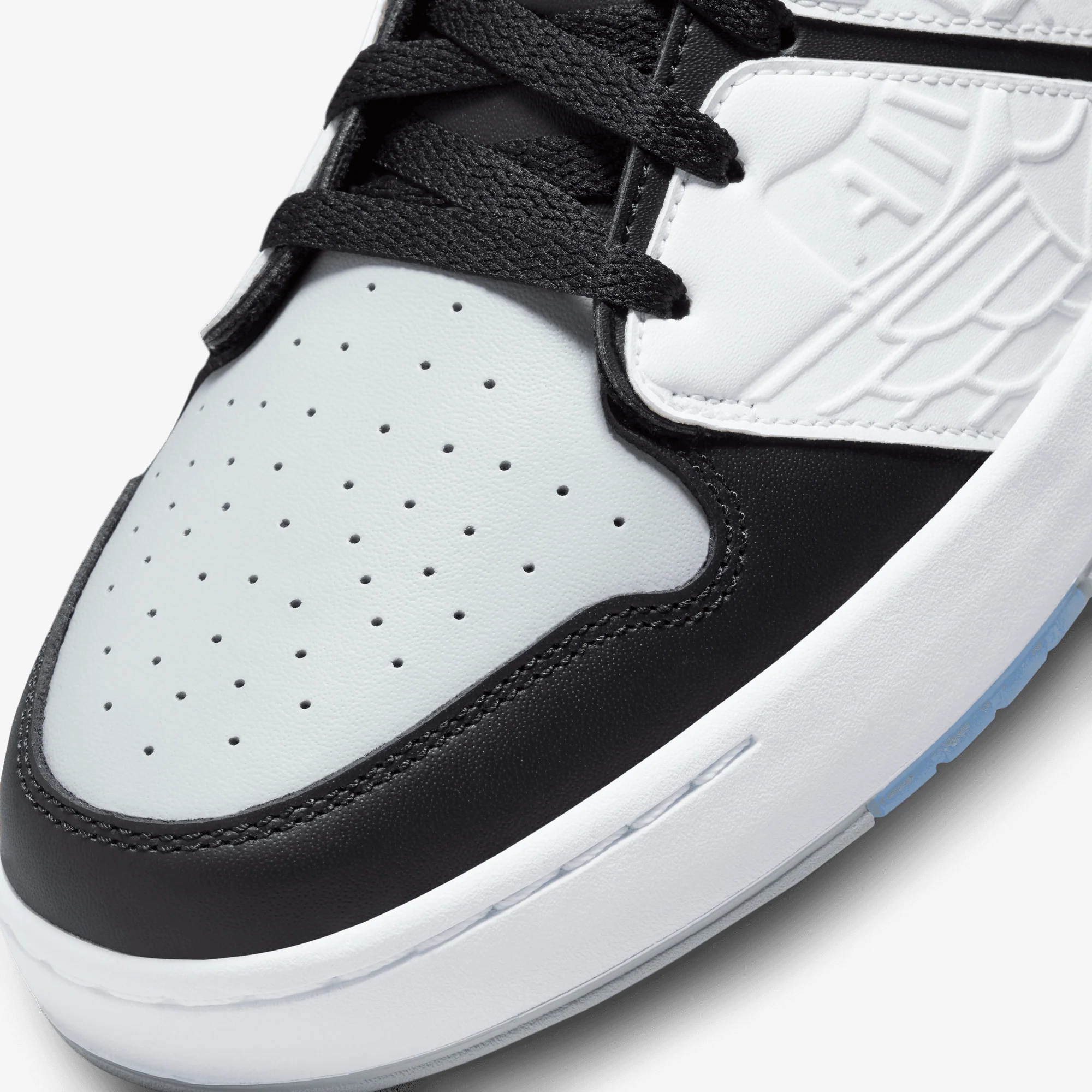 Jordan | NU RETRO 1 LOW { WHITE/BLACK-LT SMOKE GREY-VARSITY RED - Image 5