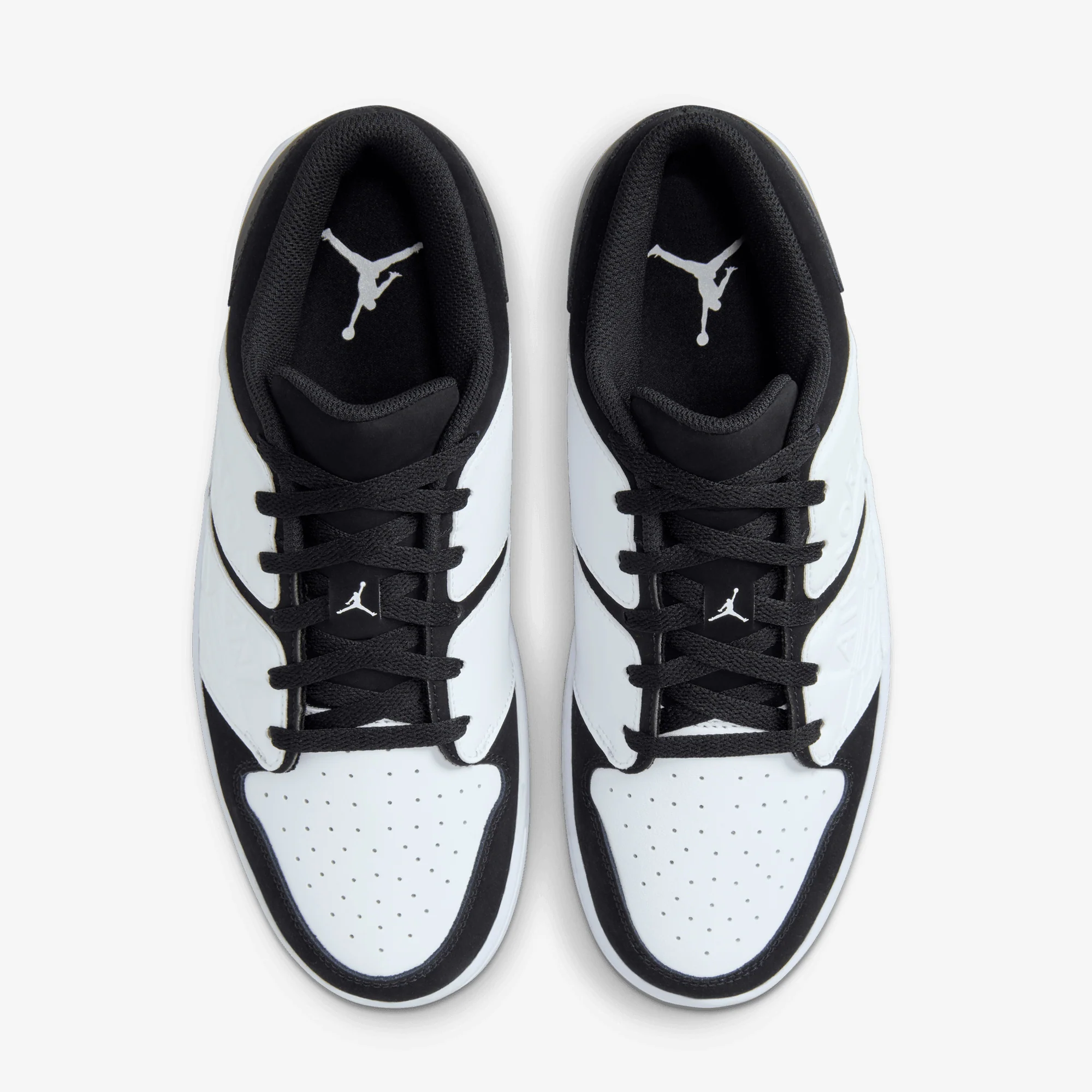 Jordan | NU RETRO 1 LOW  { WHITE/BLACK-WHITE - Image 2