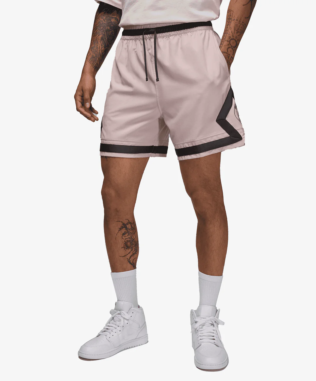 JORDAN | PARIS SAINT-GERMAIN DIAMOND SHORTS { ROSE/ANTHRACITE/ANTHRACITE - Image 6