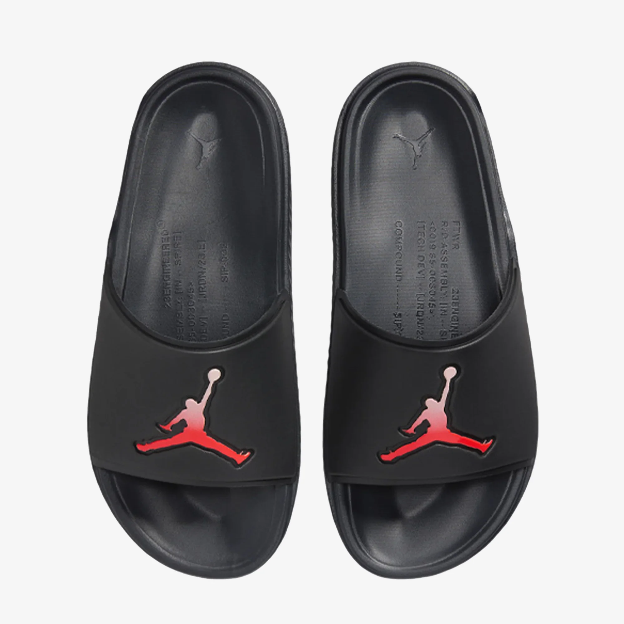 JORDAN | PARIS SAINT-GERMAIN JUMPMAN SLIDES { OFF NOIR/INFRARED 23-PINK OXFORD - Image 2