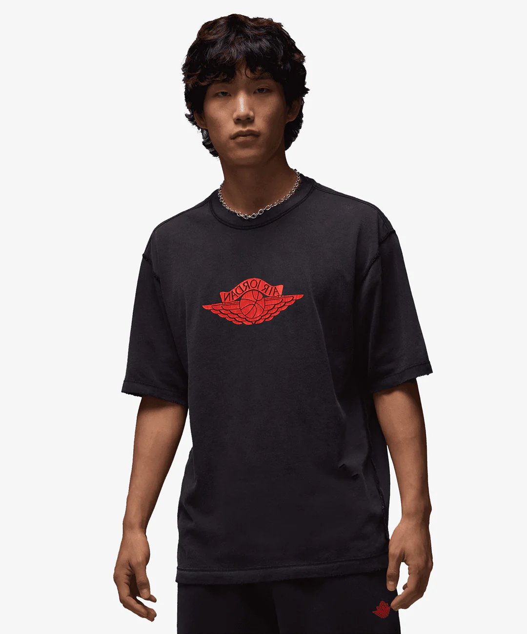 Jordan | RARE AIR T-SHIRT { BLACK/CHILE RED