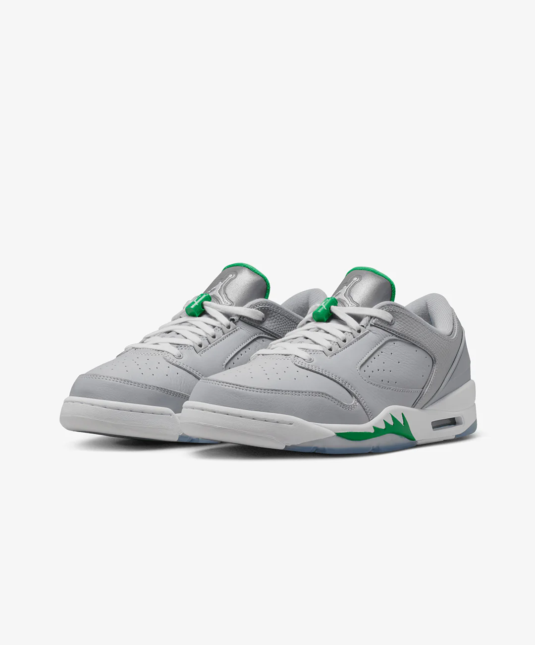 JORDAN | SIXTY PLUS LOW { WOLF GREY/LUCKY GREEN/WHITE - Image 3