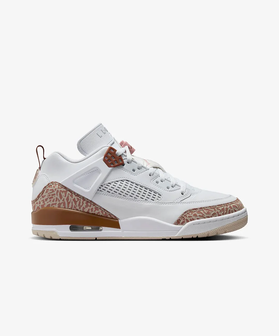 JORDAN | SPIZIKE LOW { WHITE/PINK OXFORD-ARCHAEO BROWN