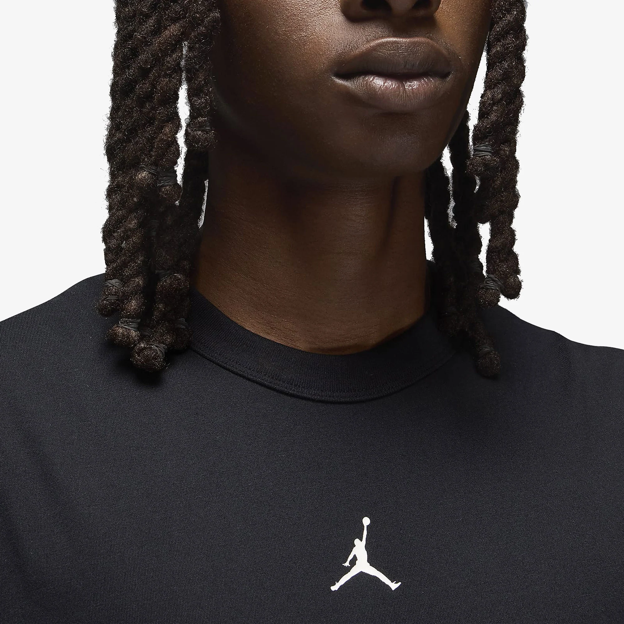 JORDAN | SPORT DRI-FIT SLEEVELESS TOP { BLACK/WHITE - Image 4