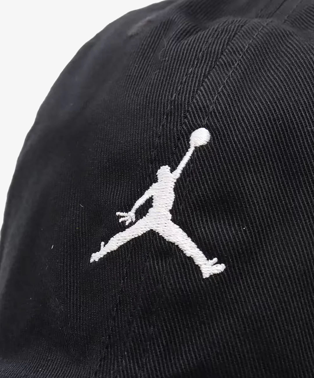 Jordan | UNSTRUCTURED CURVED-BILL HAT { BLACK - Image 5