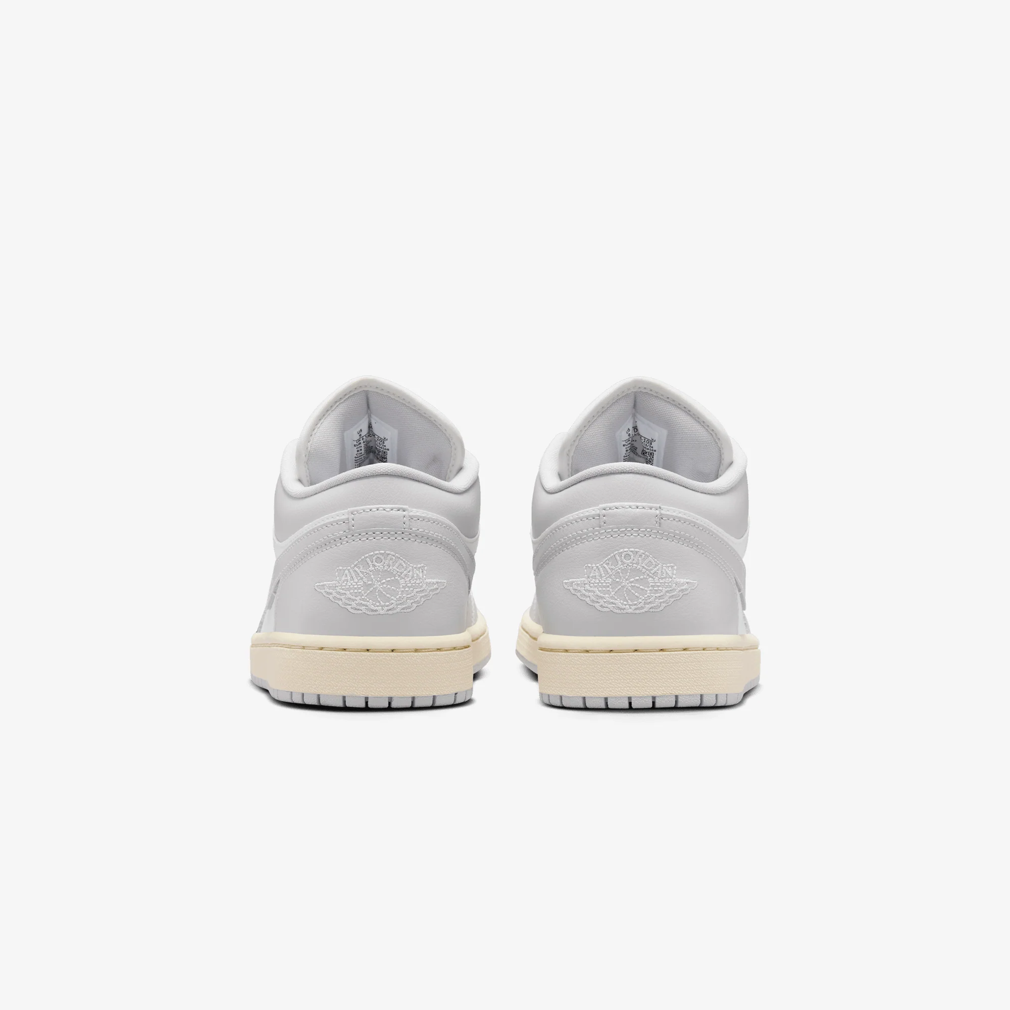 JORDAN | AIR JORDAN 1 LOW { SAIL/NEUTRAL GREY-COCONUT MILK - Image 4