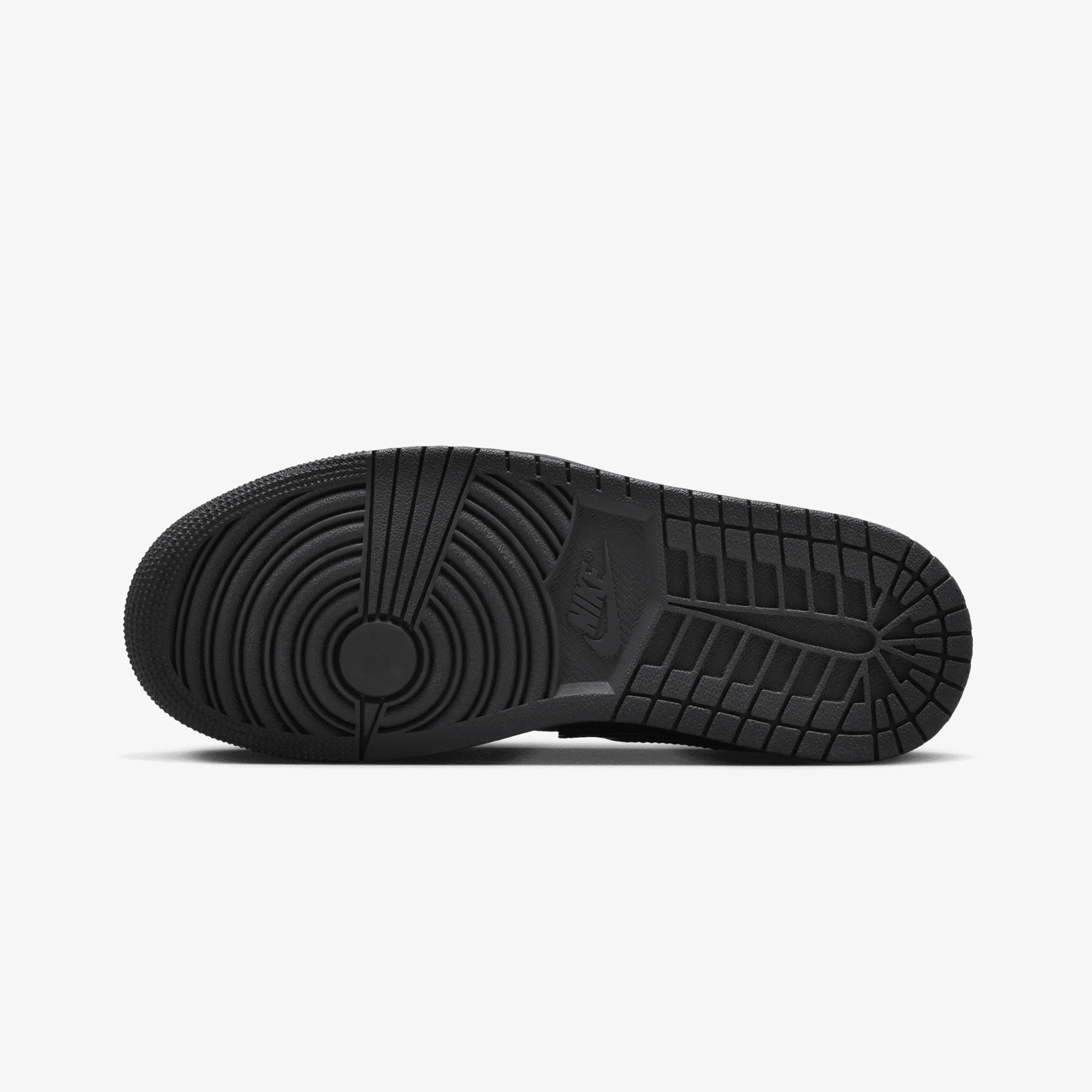 JORDAN | AIR JORDAN 1 LOW SE { BLACK/BLACK-WHITE-METALLIC SILVER - Image 7