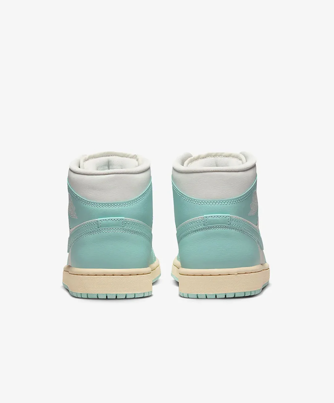 JORDAN | AIR JORDAN 1 MID { SAIL/LIGHT DEW-MUSLIN - Image 3