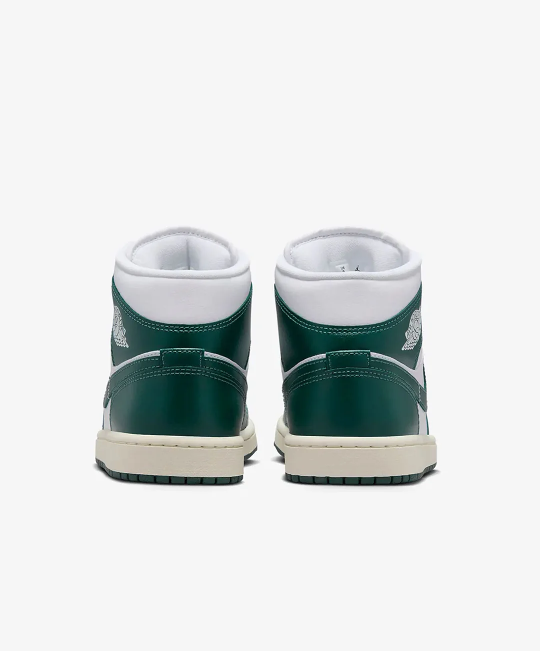 JORDAN | AIR JORDAN 1 MID { WHITE/OXIDIZED GREEN-SAIL - Image 4