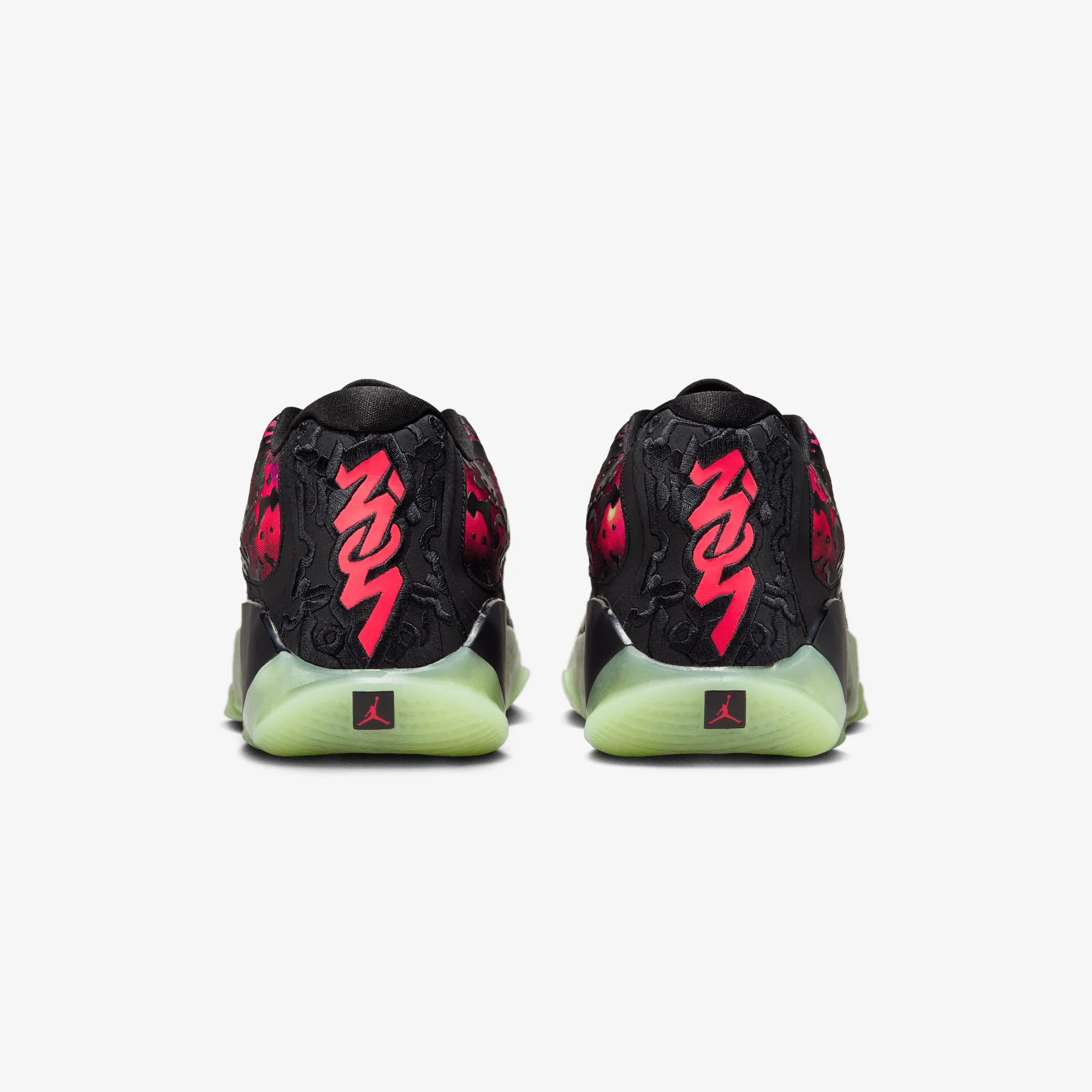 JORDAN | ZION 3 PF { BLACK/SOLAR RED-VIVID PURPLE-BARELY VOLT - Image 4