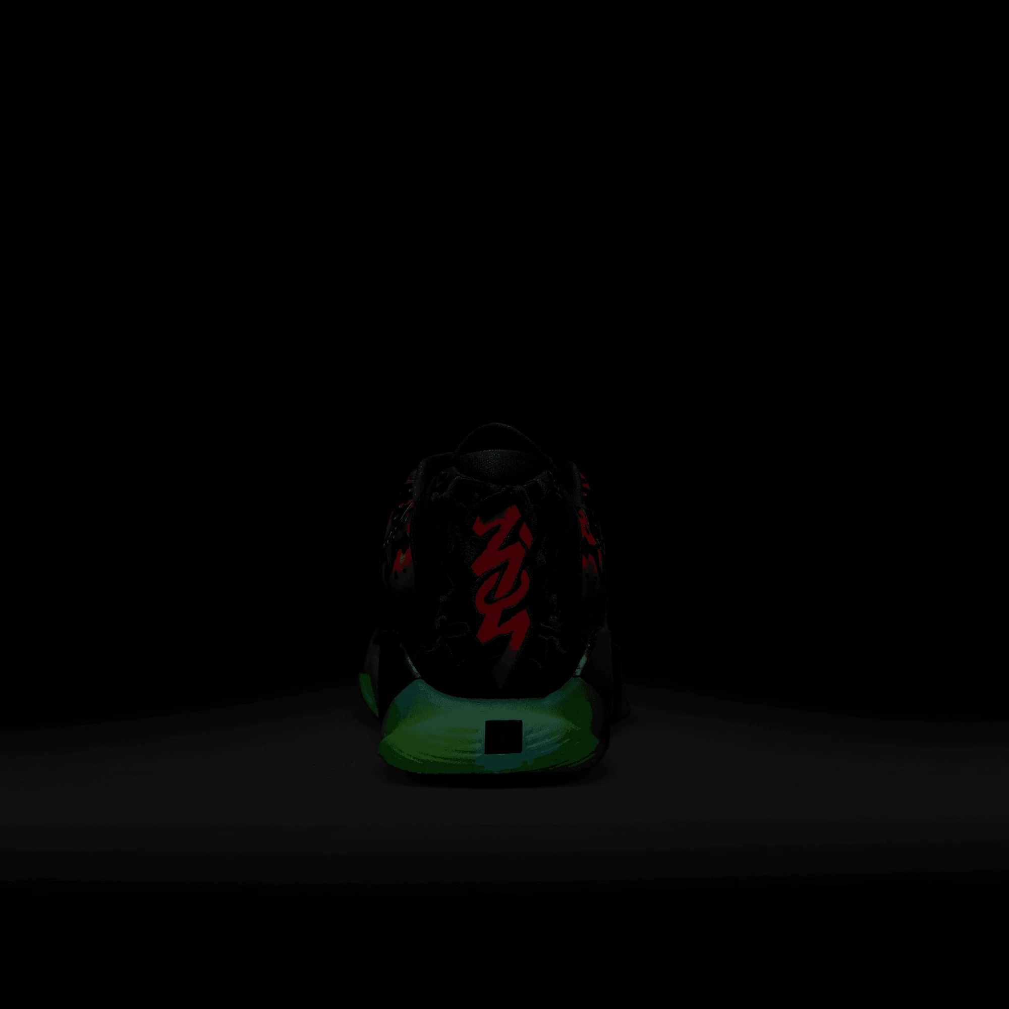 JORDAN | ZION 3 PF { BLACK/SOLAR RED-VIVID PURPLE-BARELY VOLT - Image 9