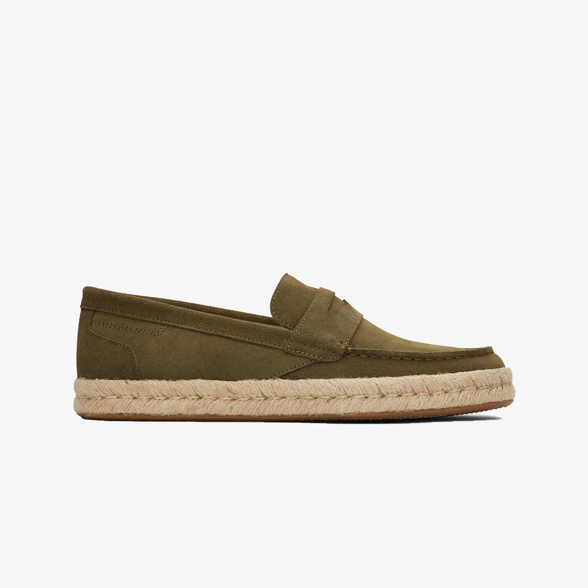 Toms | JUTE WRAP BOAT { OLIVE