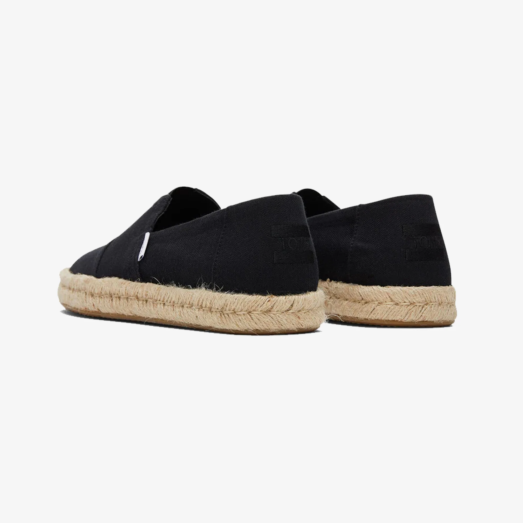 Toms | JUTE WRAP ESPADRILLES { BLACK - Image 3