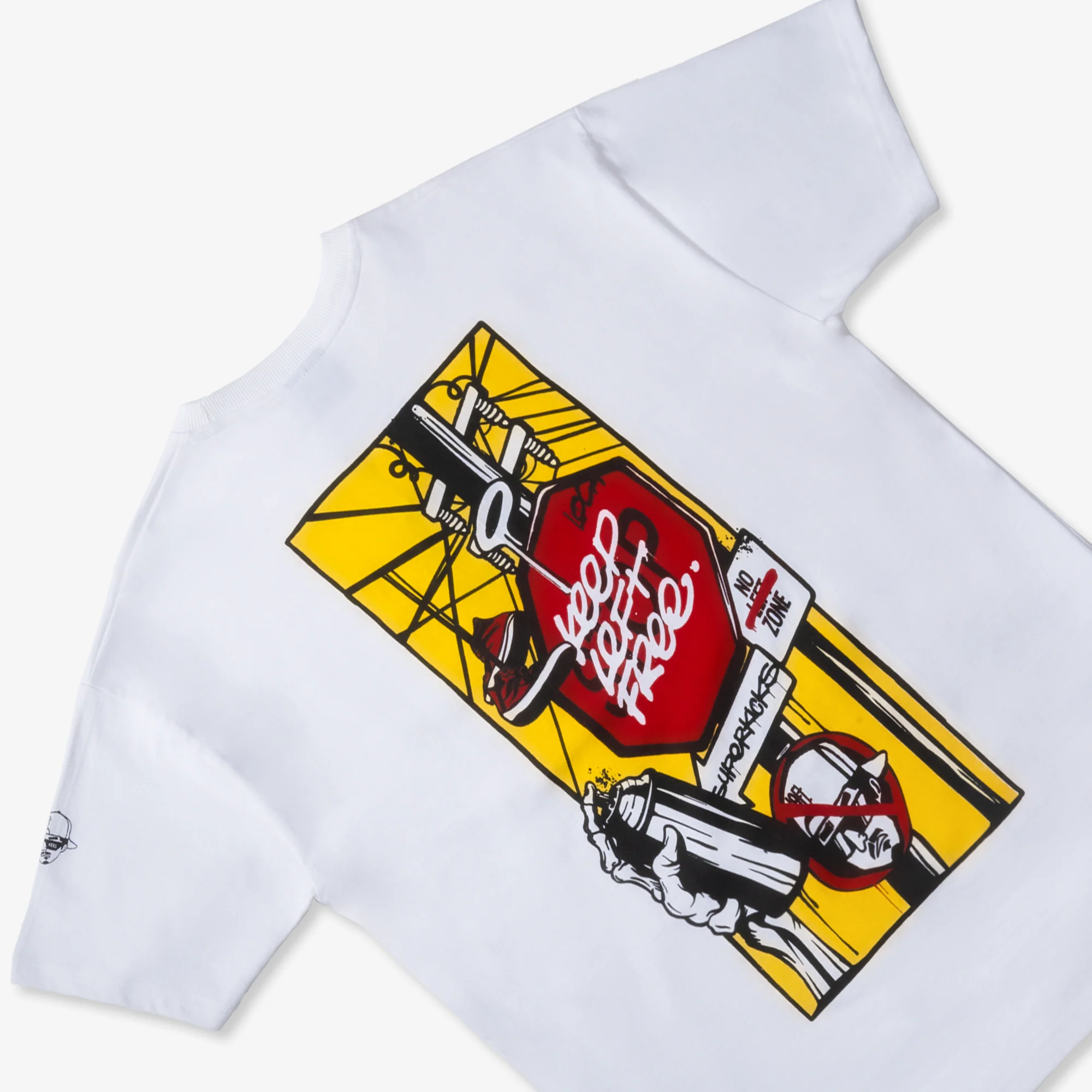 Superkicks | KEEP LEFT FREE SIGNBOARD TEE #4 - Image 3