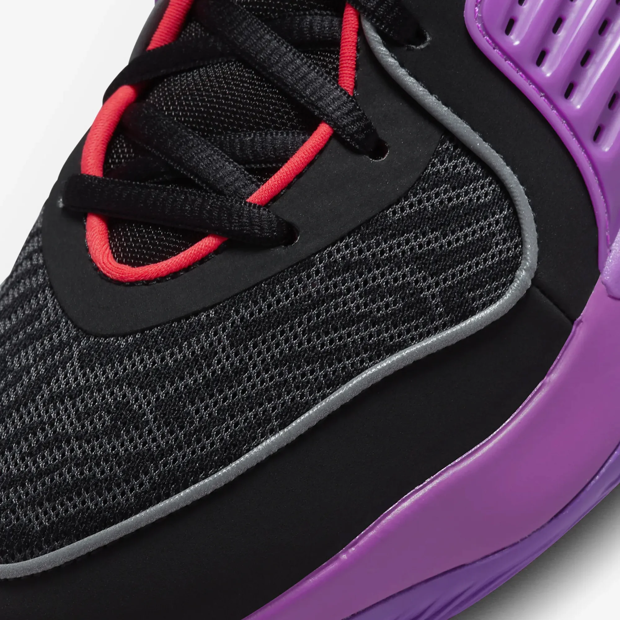 Nike | KEVIN DURANT KD16 EP { BLACK/METALLIC SILVER-VIVID PURPLE - Image 4